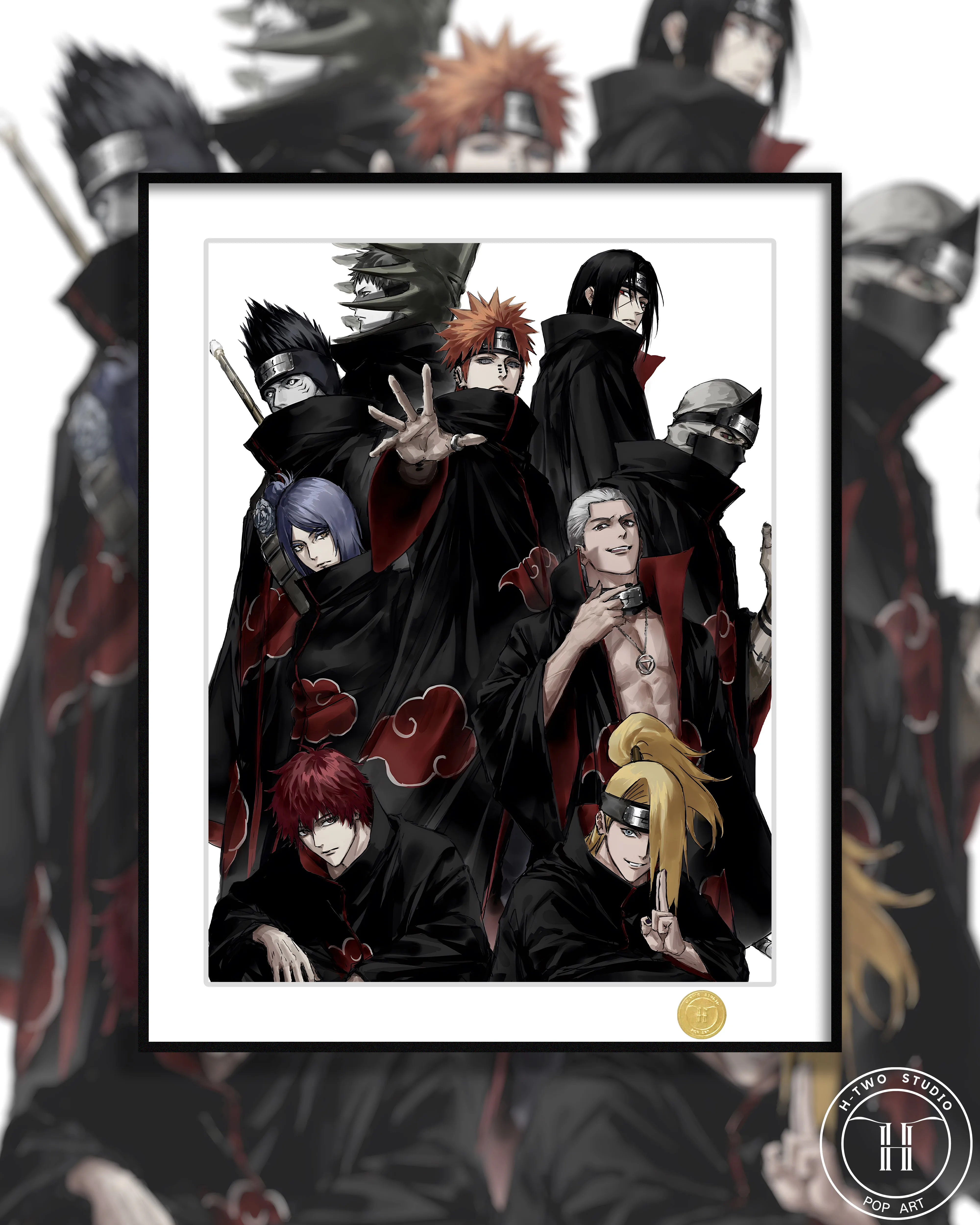 【Pre-sale】Decorative Painting of 8 Characters-Naruto-H2 Studio