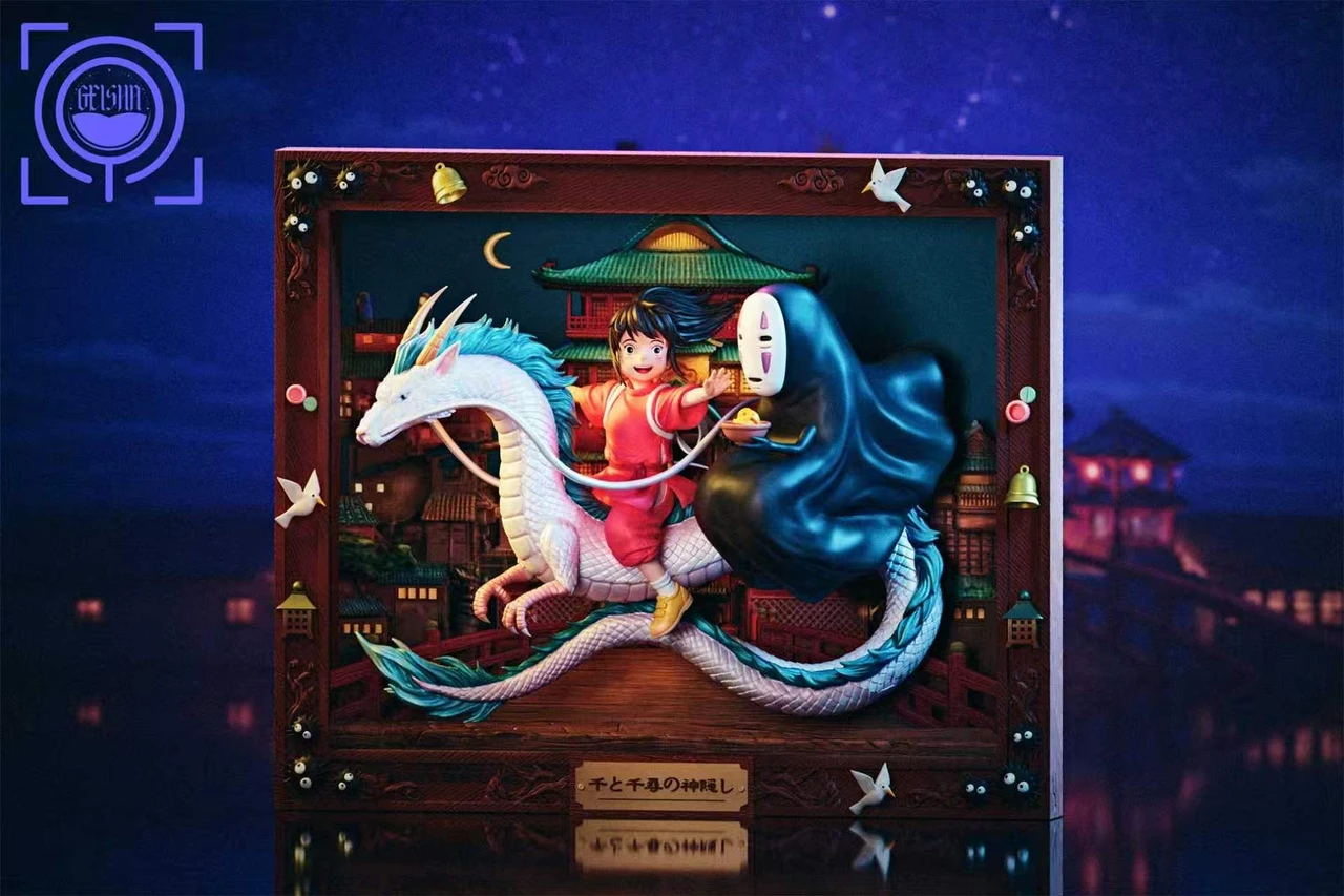 【Pre-sale】Chihiro, Haku and No face Card-Spirited Away-GEISHA Studio
