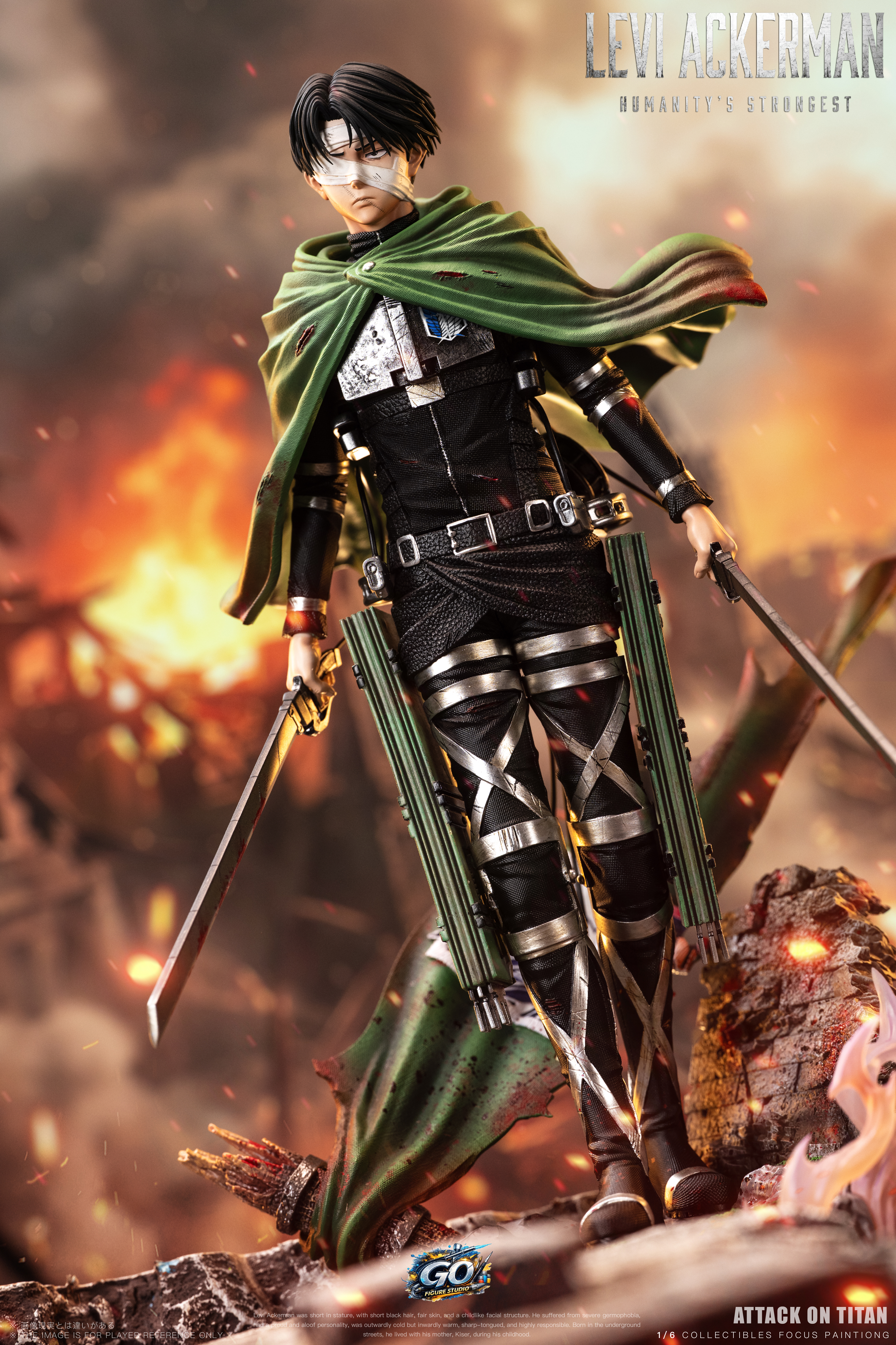 【Pre-sale】Levi-Attack on Titan-GO FIGURE Studio