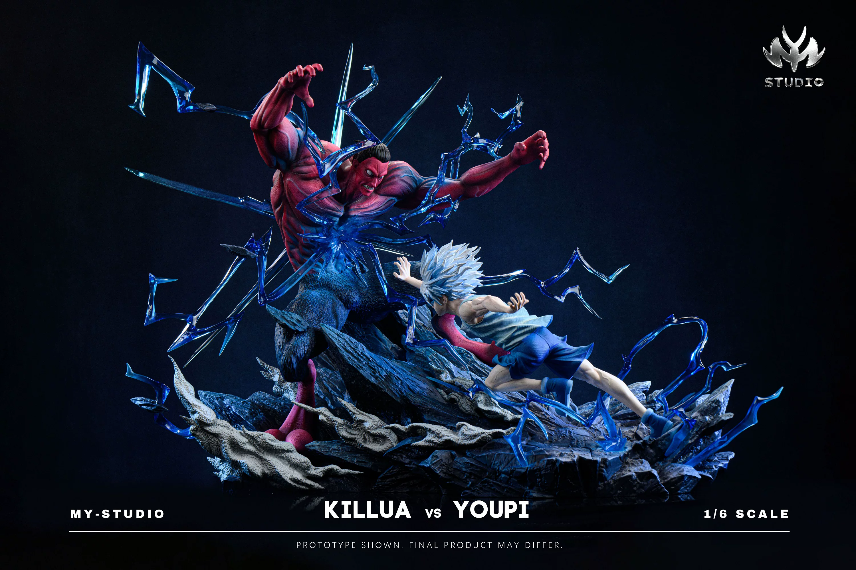 【Pre-sale】1/6 Scale Killua Zoldyck VS Menthuthuyoupi-Hunter X Hunter-MY Studio