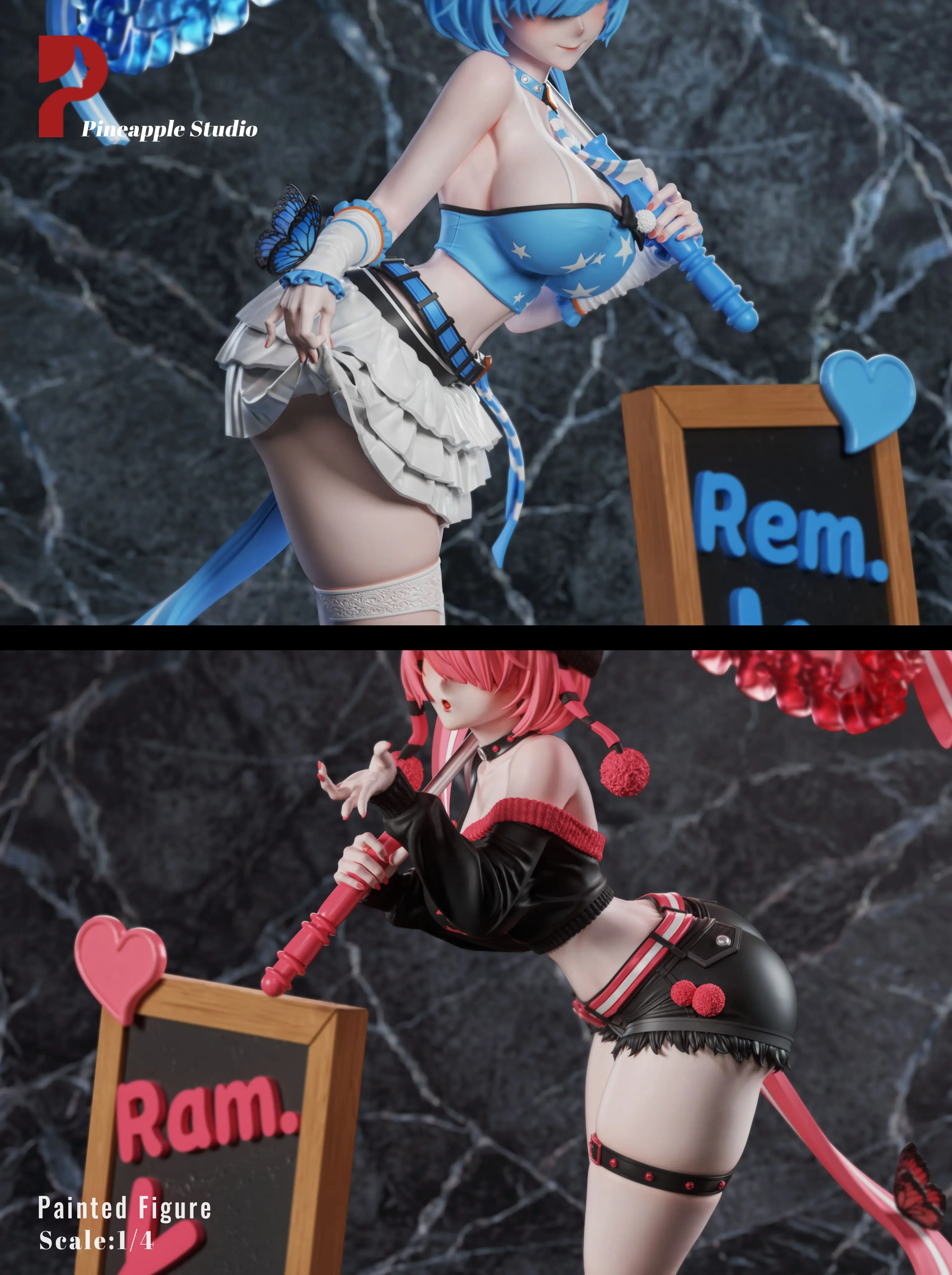 【Pre-sale】1/4 Scale Night Shibuya Rem and Ram-Pineapple Studio