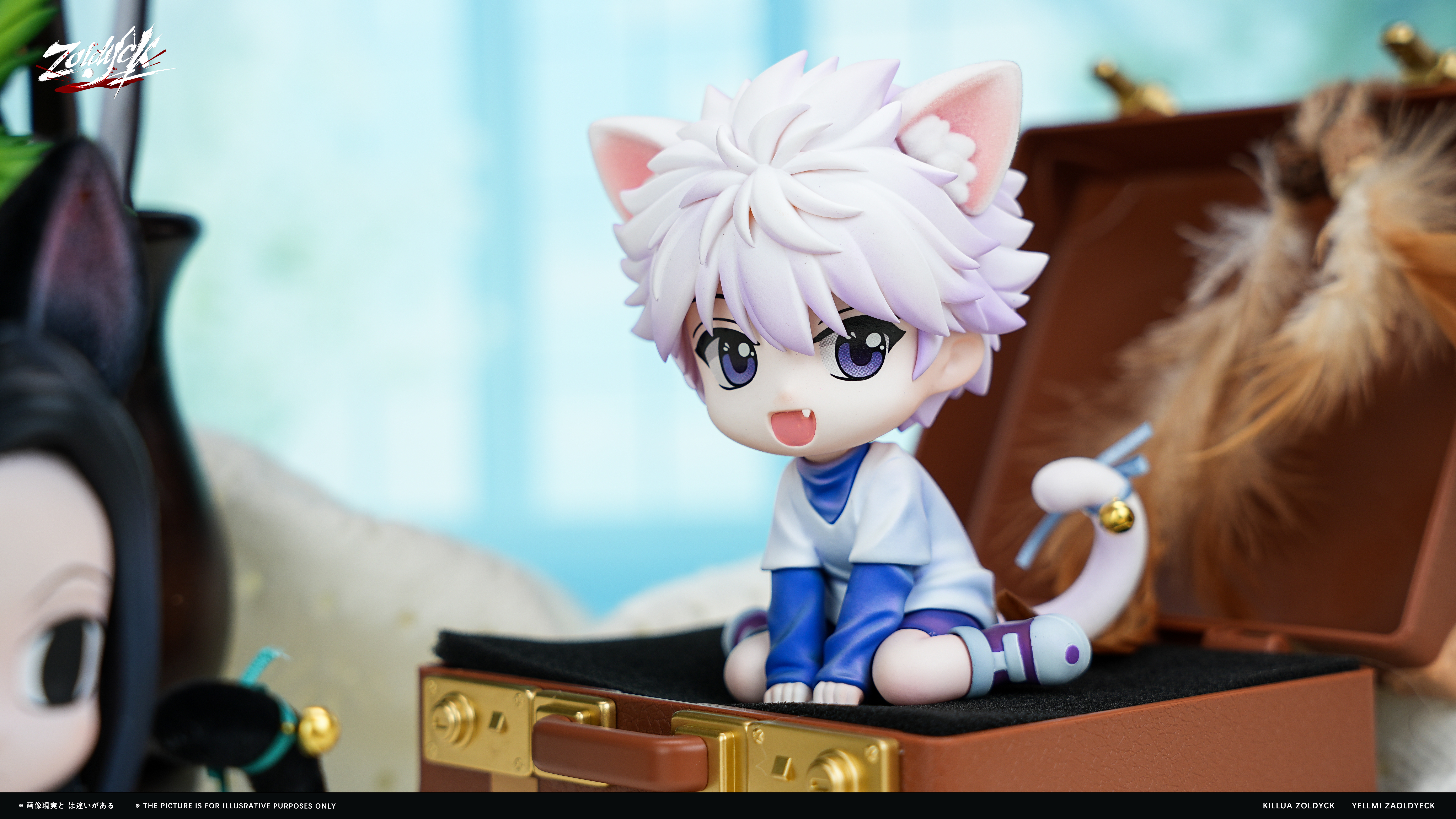 【Pre-sale】Q Version Cat Killua and Yellmi-Hunter X Hunter-Zoldyck (ZDK) Studio