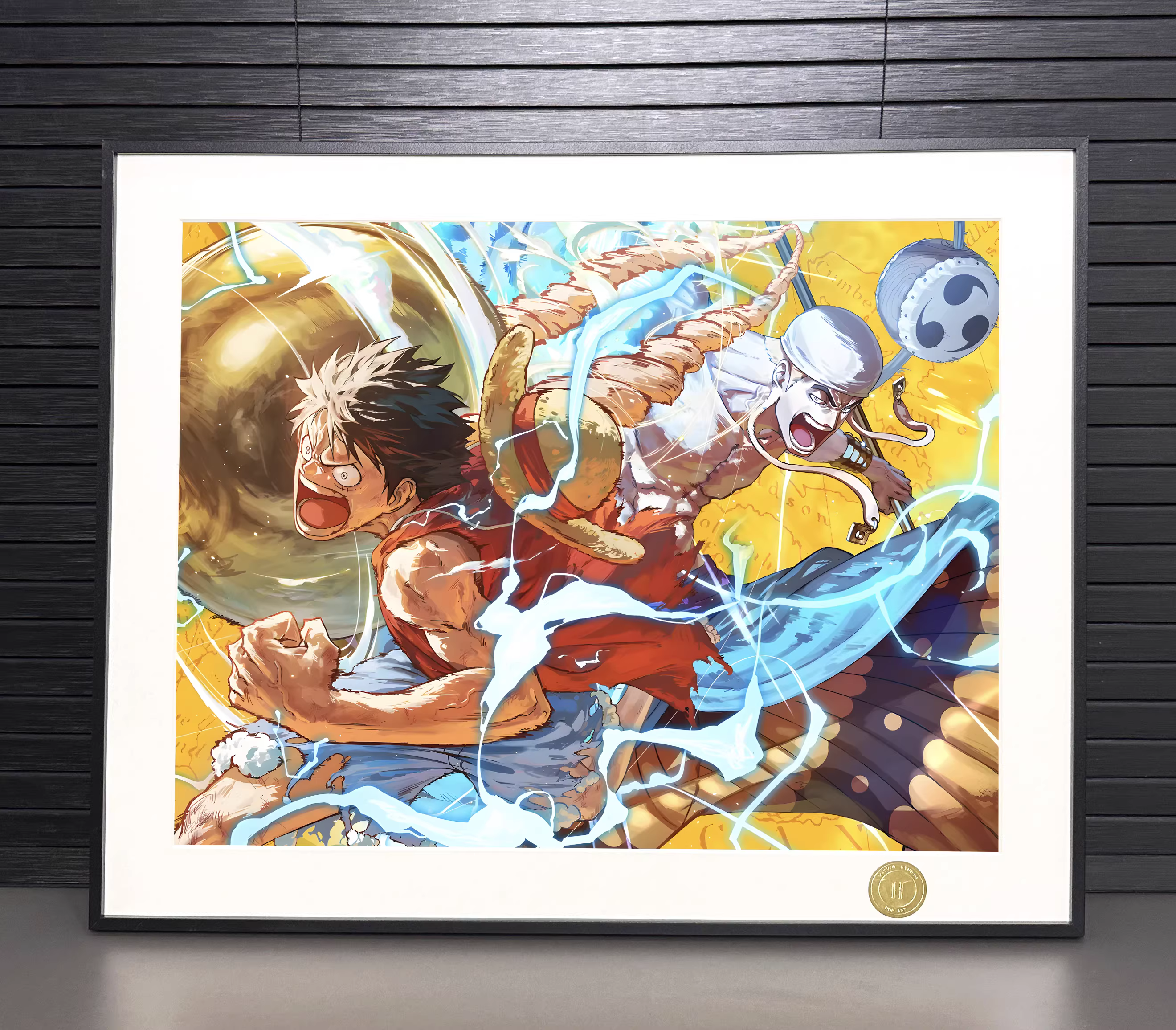 【Pre-sale】Decorative Painting of Luffy and Enel-H2 Studio