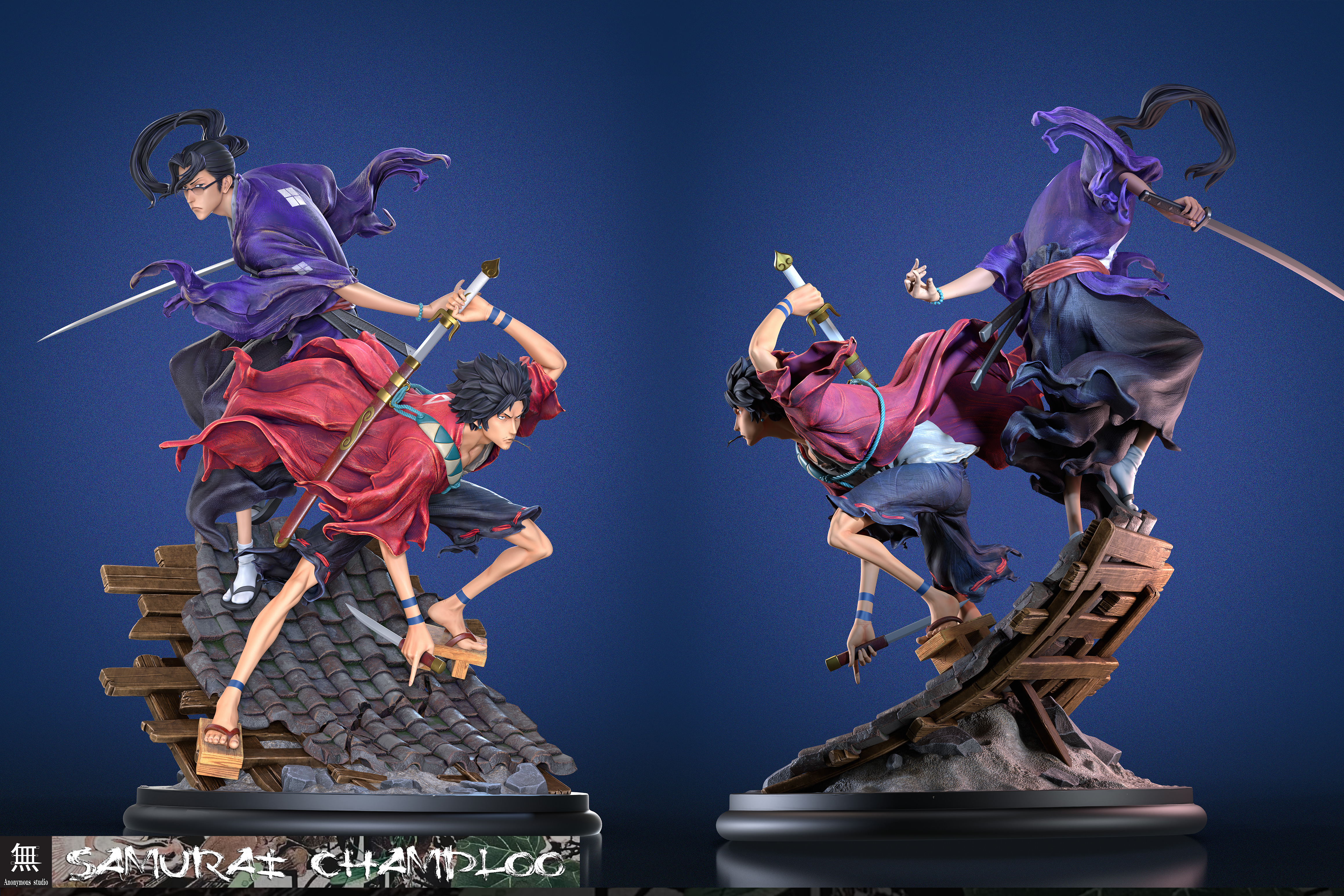 【Pre-sale】1/4 Scale Mugen and Jin-Anonymous Studio
