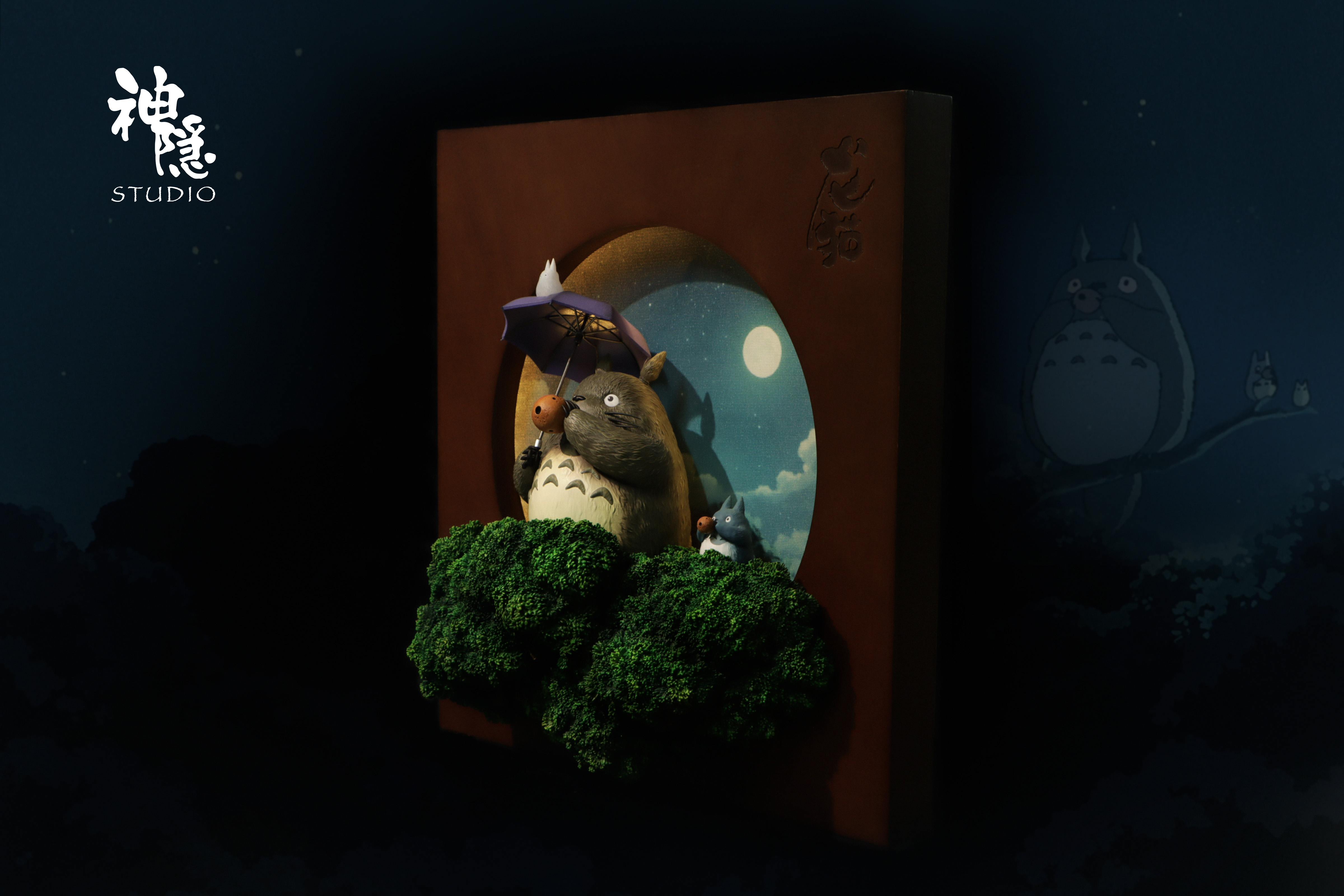 【Pre-sale】Totoro under the moonlight with LED-ShenYin Studio