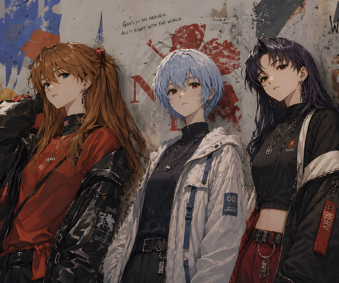 【Pre-sale】Decorative Painting of 4 Girls-H2 Studio