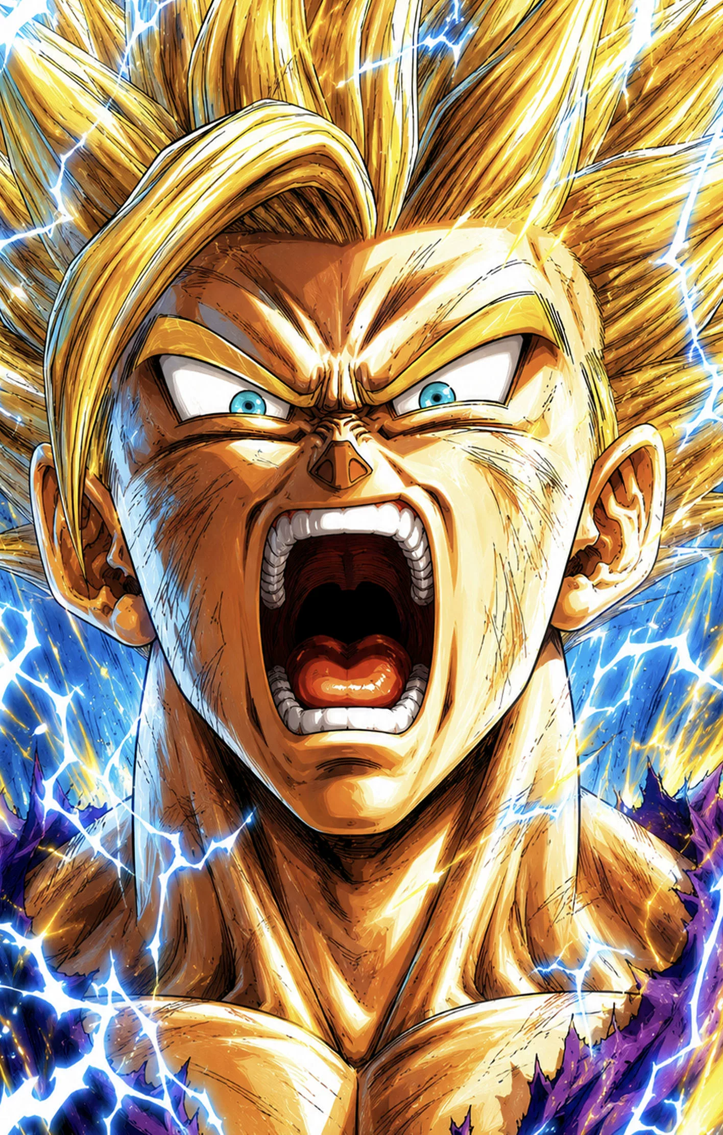 【Pre-sale】Decorative Painting of Super Seiya Son Gohan-H2 Studio