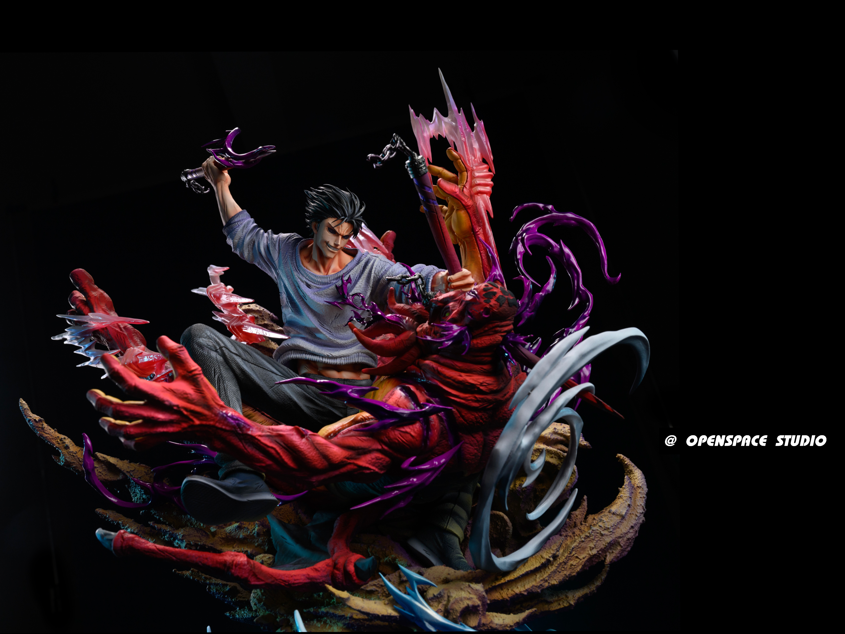 【Pre-sale】1/6 Scale Fushiguro Toji VS Dakon-Jujutsu Kaisen-OPENSPACE Studio