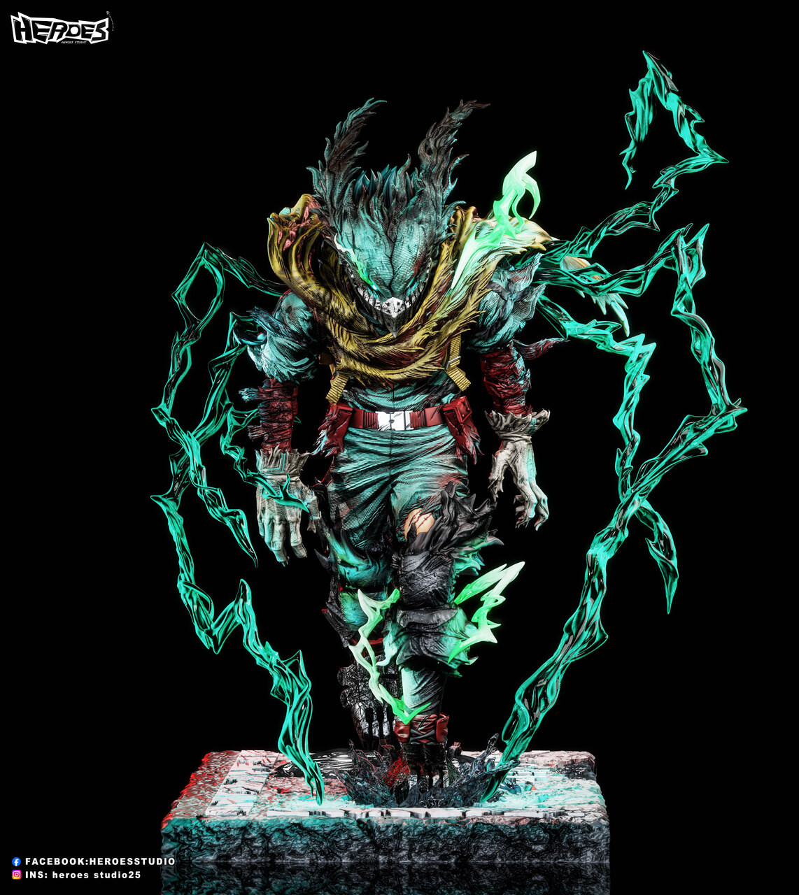 【Pre-sale】1/6 Scale Dark Deku-Heroes Studio