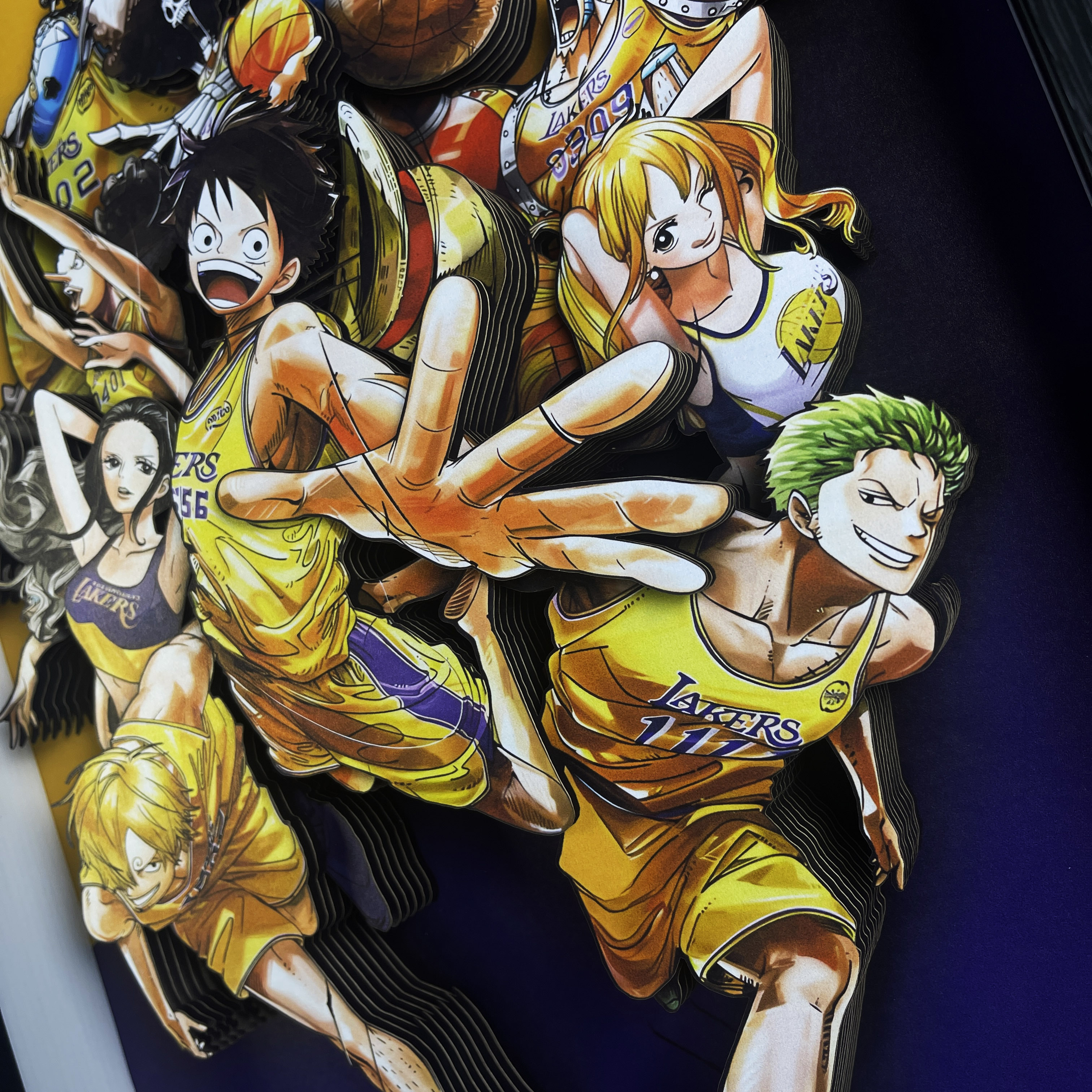 【Pre-sale】Decorative Painting of Mugiwara X Lakers-Black and White Studio
