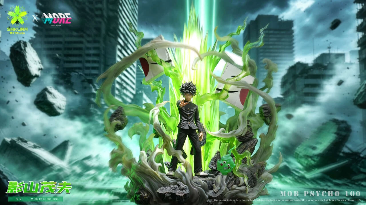 【Pre-sale】Shigeo Kageyama with LED-Mob Psycho 100-Sakura × More Studio