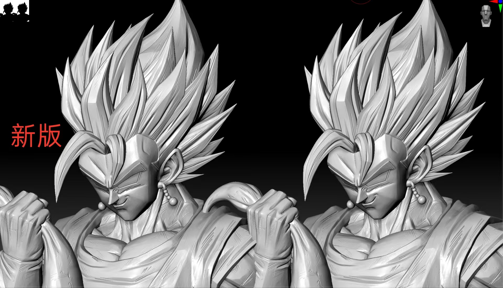 【Pre-sale】1/3 Scale Bust of Vegetto-Dragon Ball-Burnout X Juann Studios