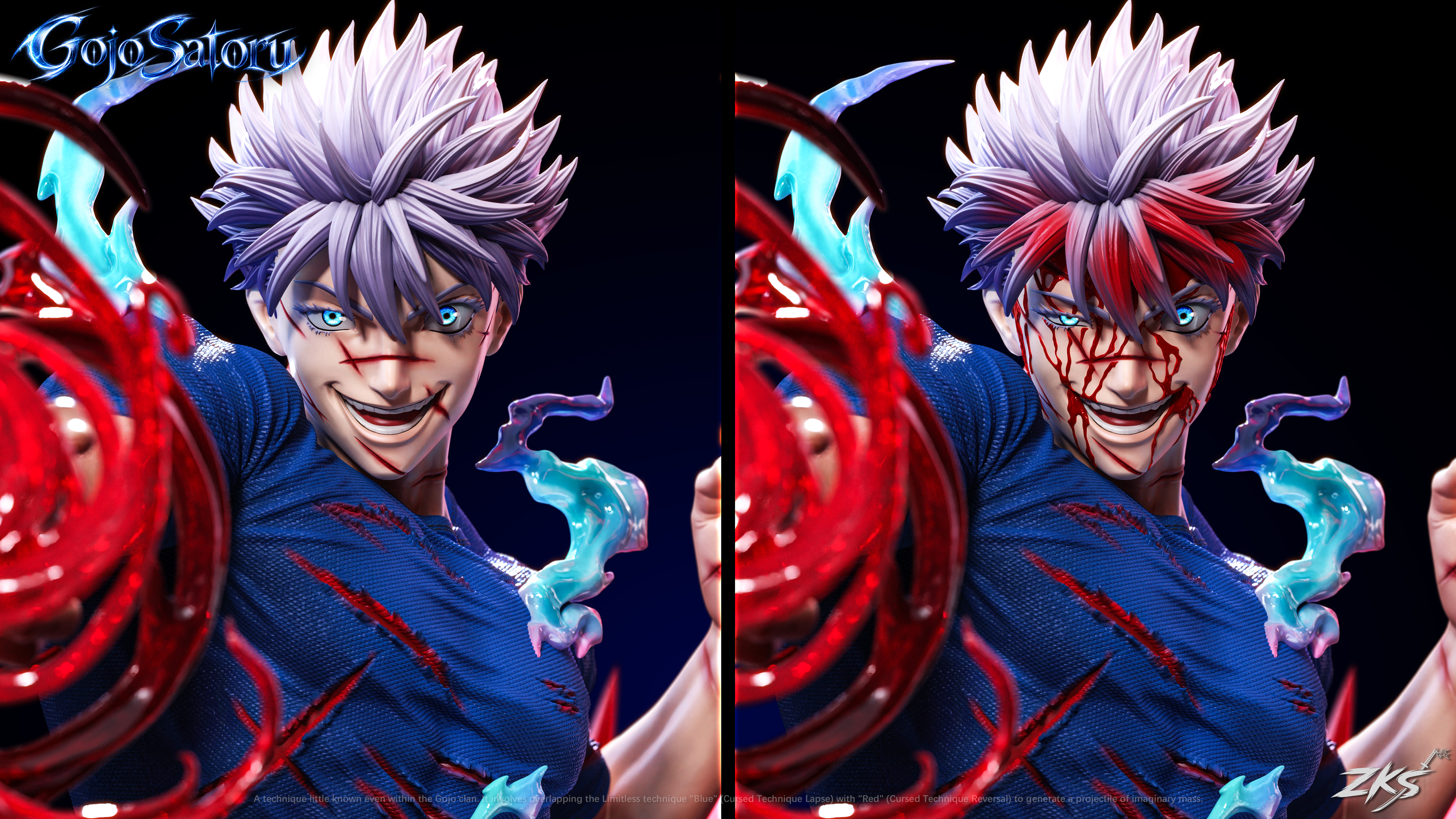 【Pre-sale】1/6 Scale Gojo Satoru with LED-Jujutsu Kaisen-Zenkai Studio