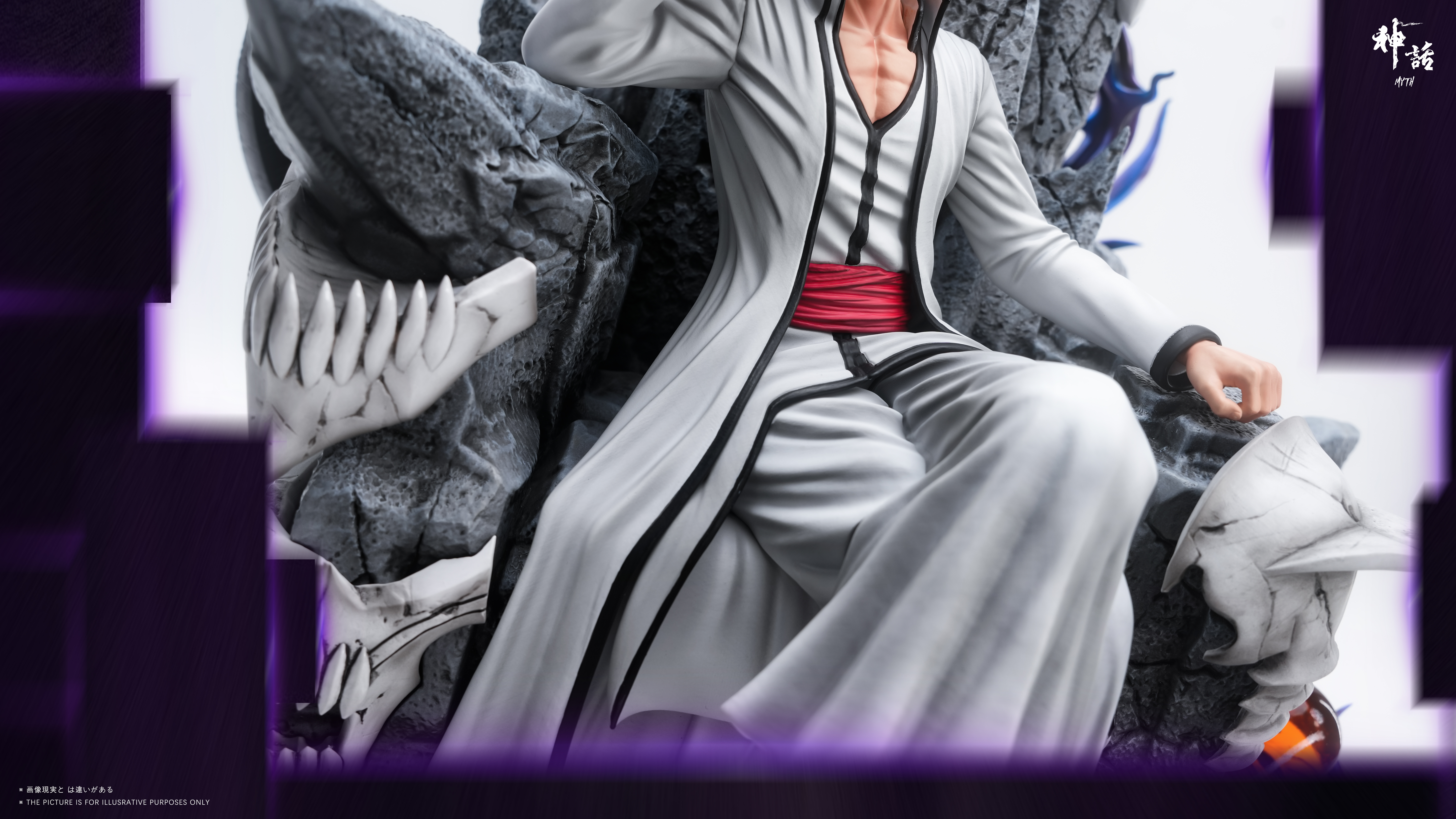 【Pre-sale】1/6 Scale Throne Sosuke Aizen with LED-Myth Studio