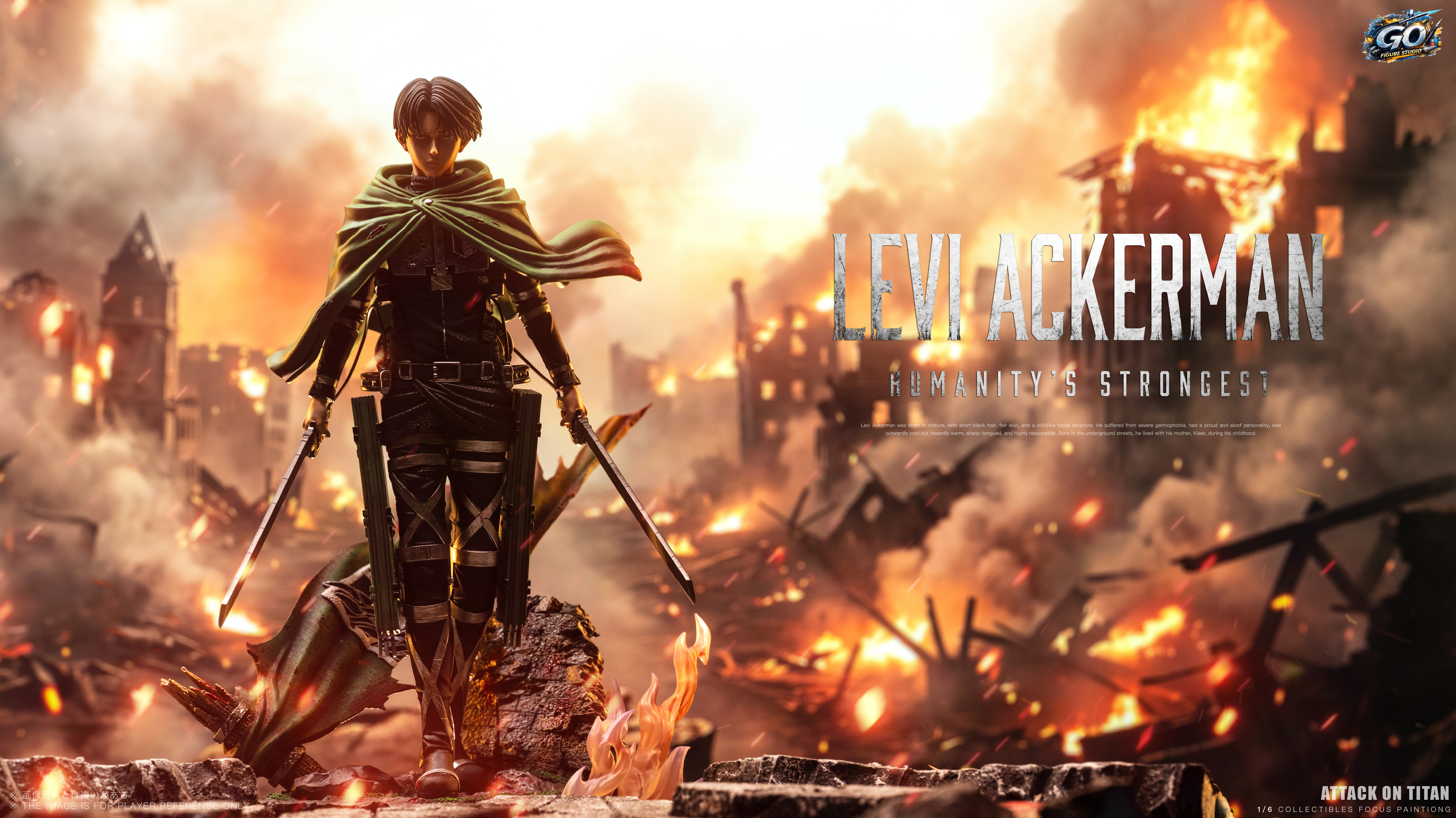 【Pre-sale】Levi-Attack on Titan-GO FIGURE Studio