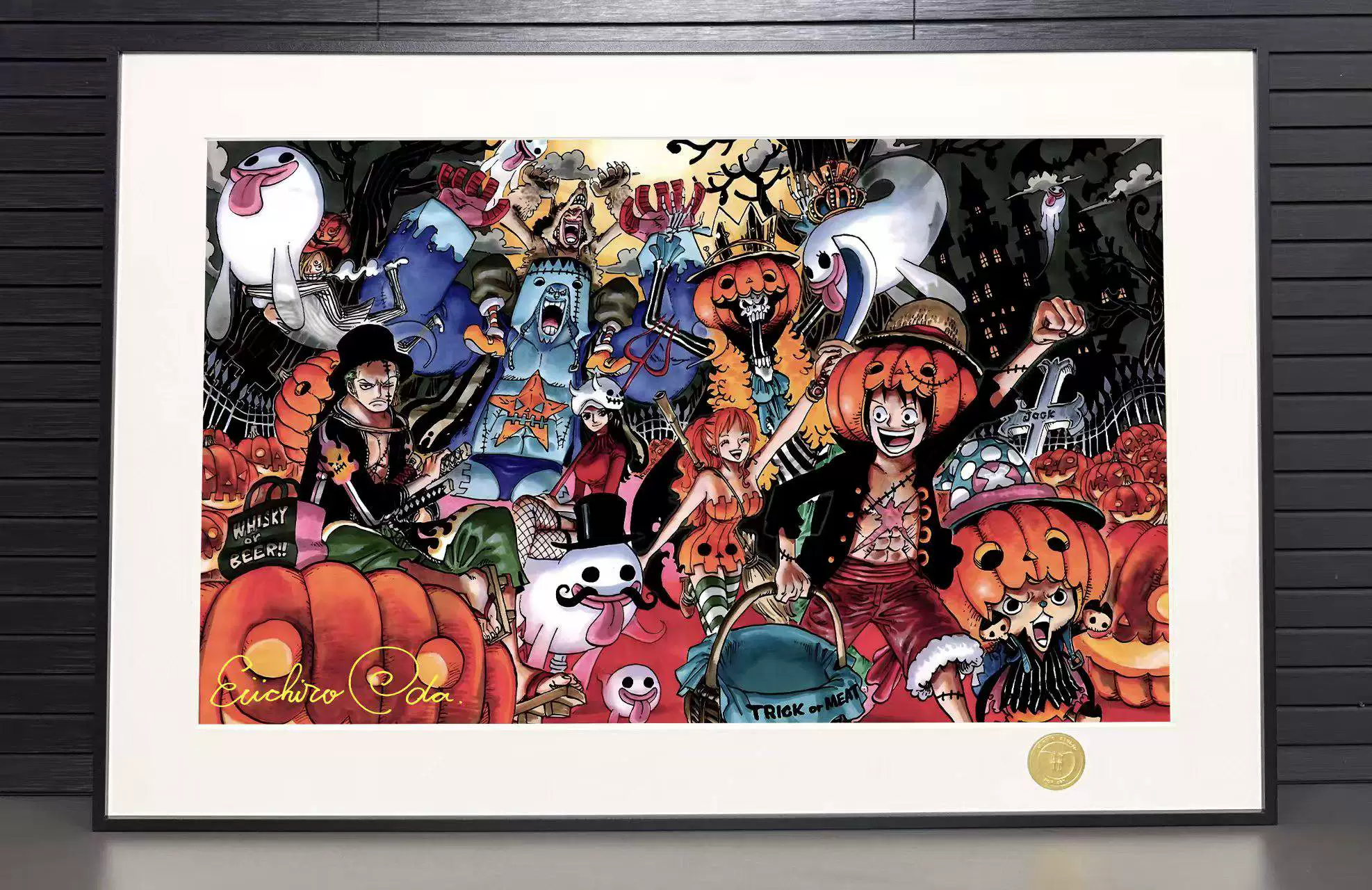 【Pre-sale】Decorative Painting of Halloween The Straw Hats-One Piece-H2 Studio