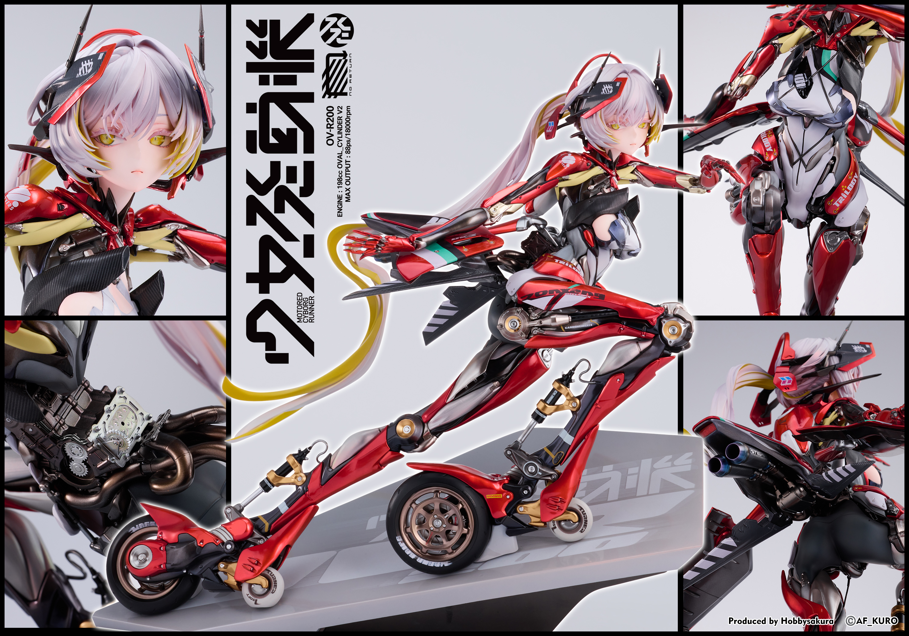 【Pre-sale】1/4 Scale MOTORED CYBORG RUNNER OV-R200 