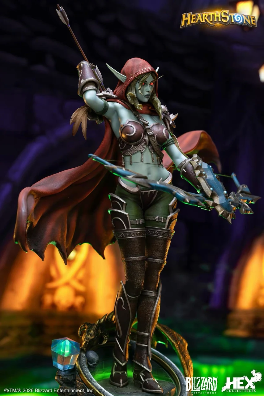【Pre-sale】1/6 Scale Sylvanas Windrunner with LED Licensed-HearthStone: Heroes of Warcraft-HEX Collectibles × Blizzard