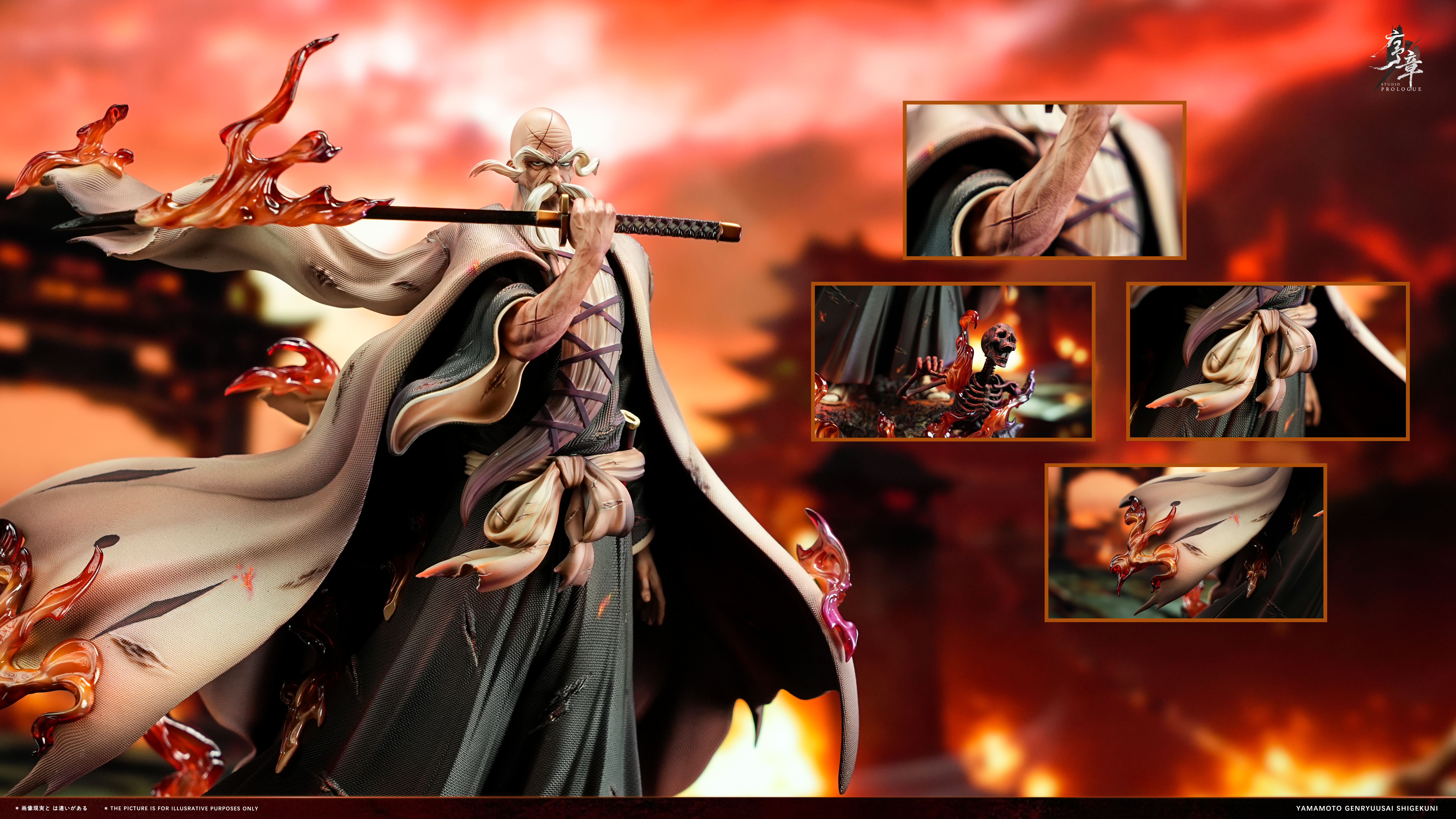 【Pre-sale】1/6 Scale Yamamoto Genryusai Shigekuni-Bleach-Prologue Studio