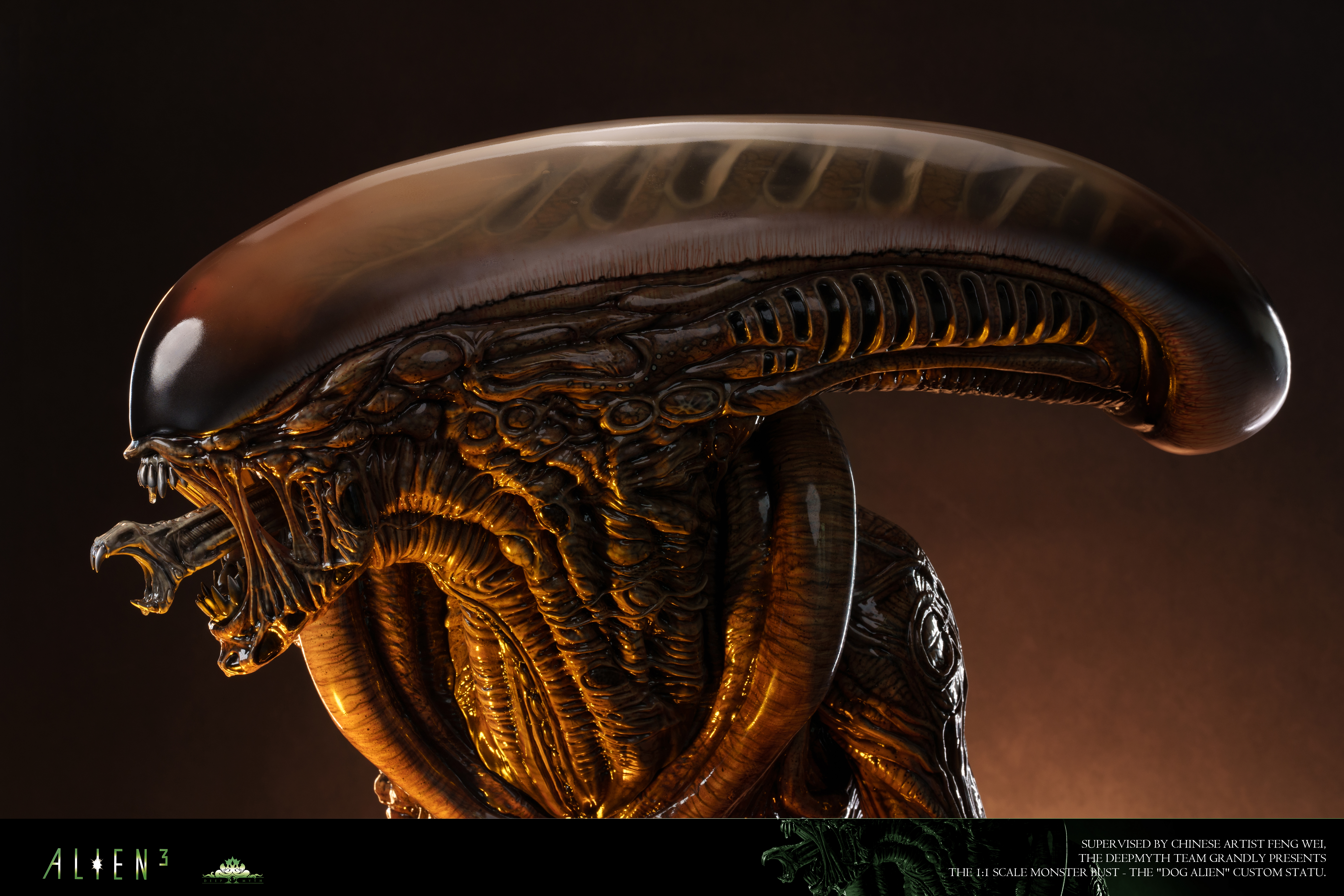 【Pre-sale】1/1 Scale Bust of Dog Alien-Deepmyth Studio