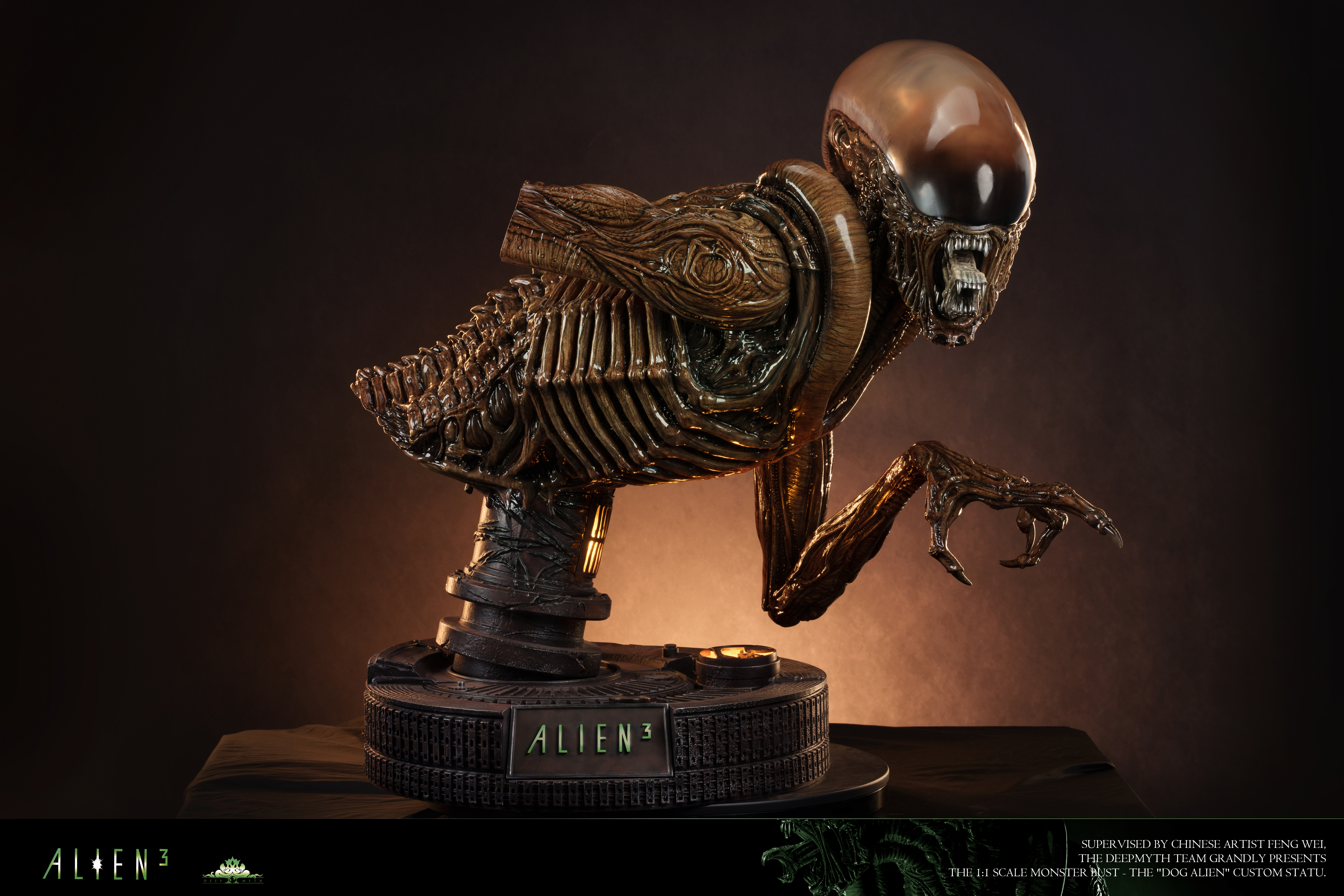 【Pre-sale】1/1 Scale Bust of Dog Alien-Deepmyth Studio