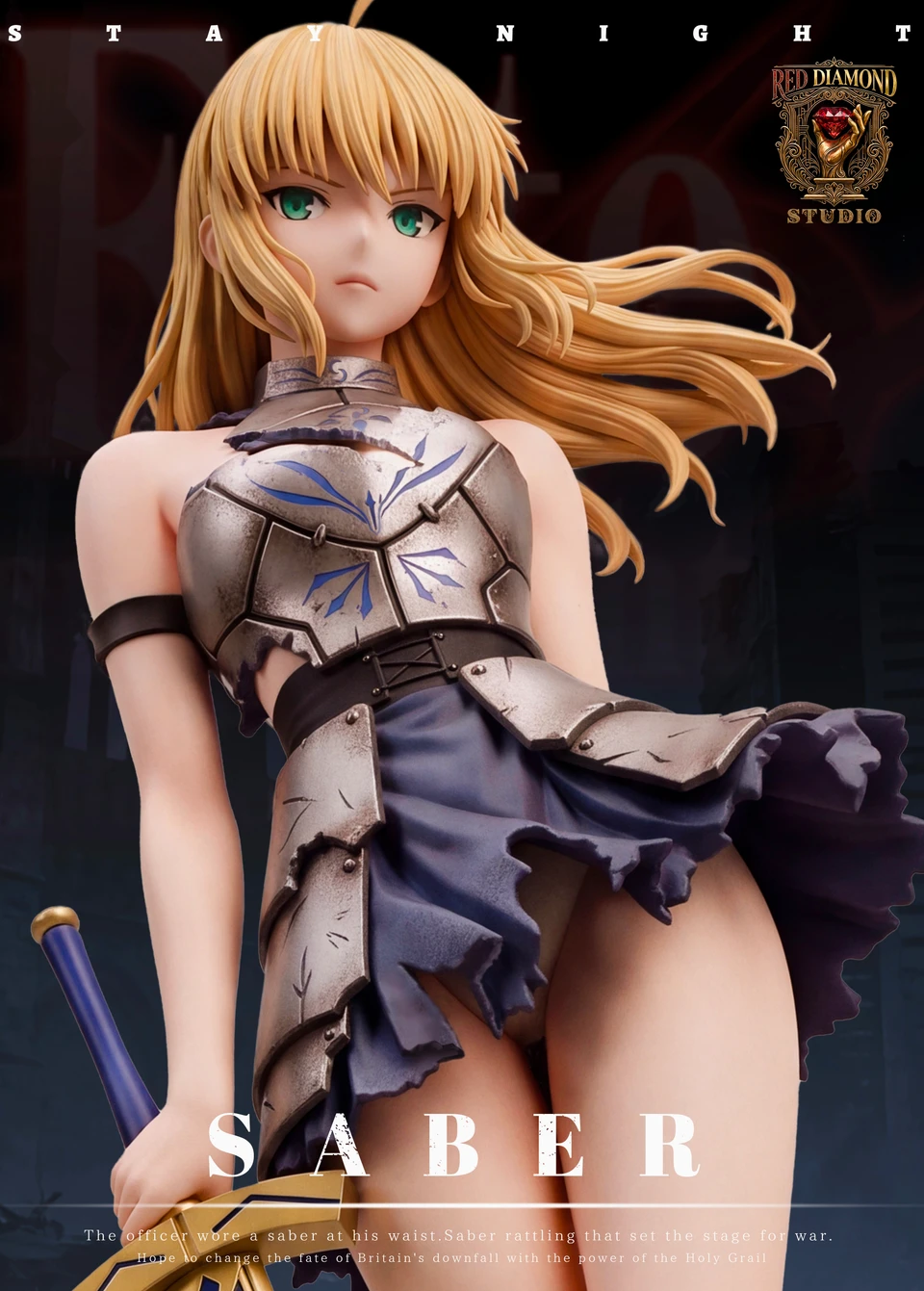 【Pre-sale】1/6 Scale Saber-Fate/Grand Order-Red Diamond Studio