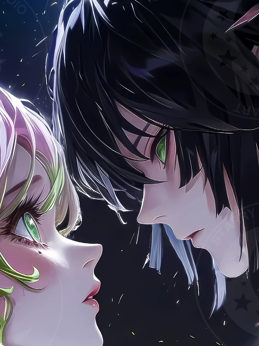 【Pre-sale】Decorative Painting of Kanroji Mitsuri and Iguro Obanai-XingKong Studio