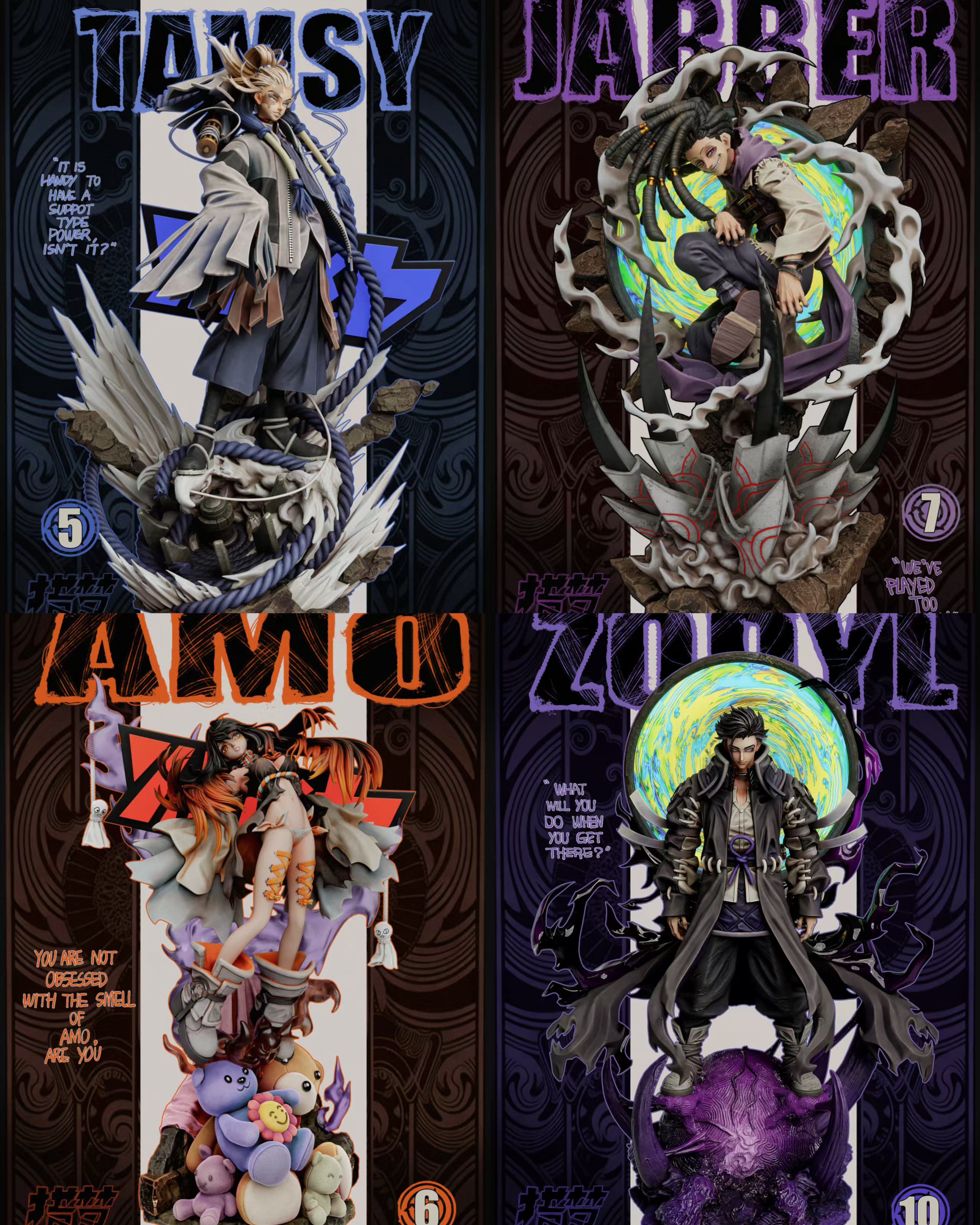 【Pre-sale】Amo, Tamsy, Jabber and Zodyl-GACHIAKUTA-Dream Hunter Studio
