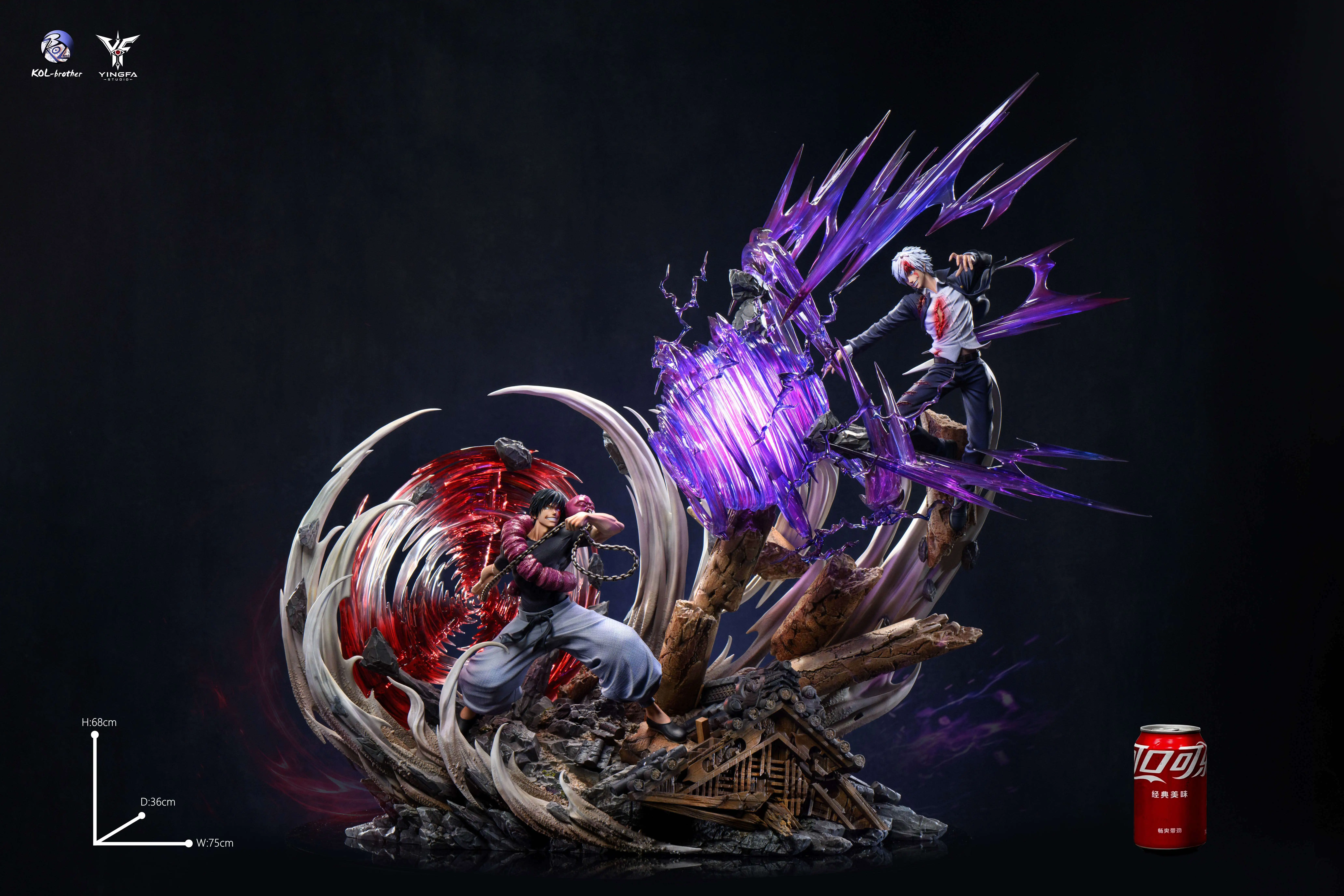 【Pre-sale】1/6 Scale Gojo VS Fushiguro Toji‌-Jujutsu Kaisen-Kol and YingFa Studio