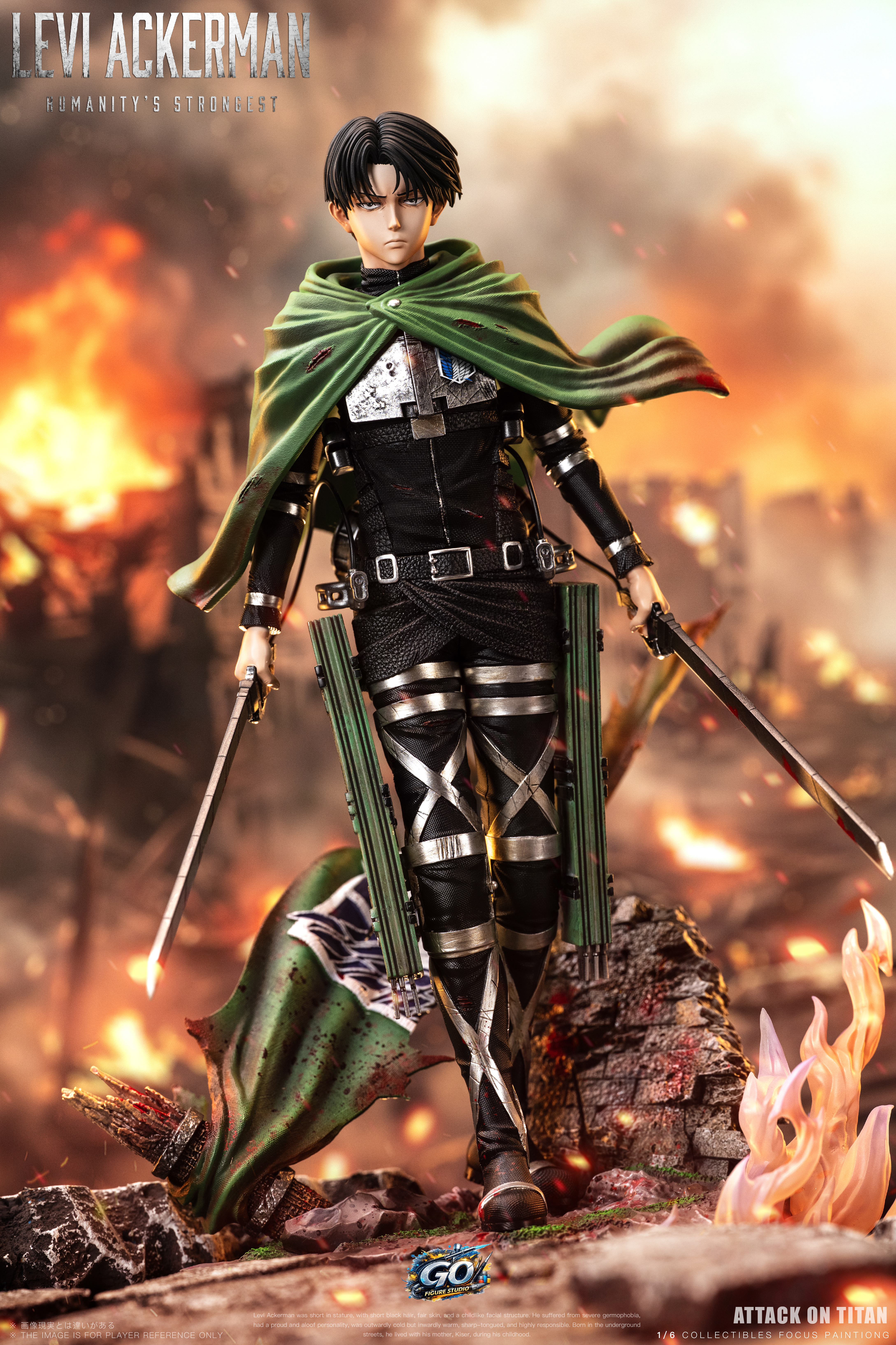 【Pre-sale】Levi-Attack on Titan-GO FIGURE Studio