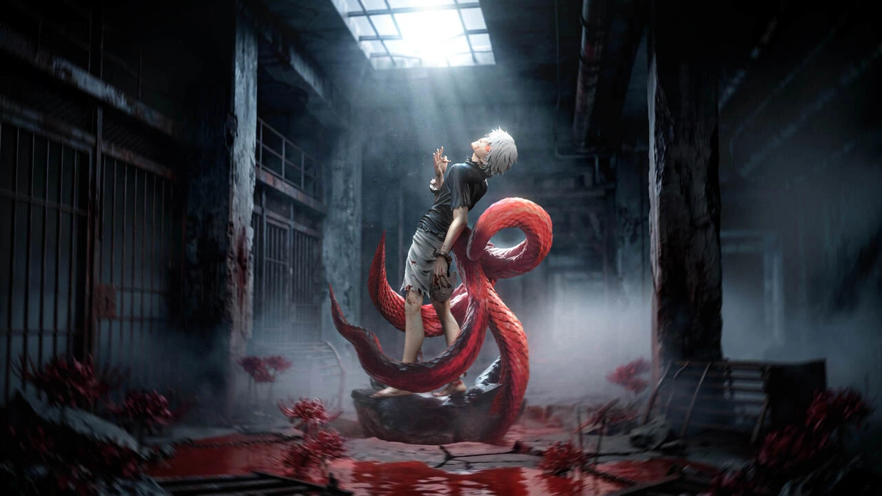 【Pre-sale】1/6 Scale Looking Up Ken Kaneki-Tokyo Ghoul‌-Damocles Studio