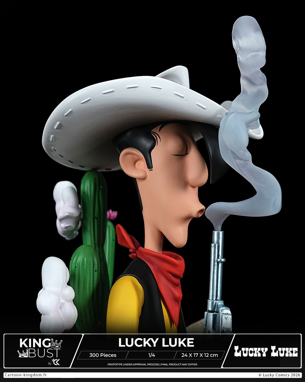 【Pre-sale】1/4 Scale Bust of Lucky Luke-Cartoon Kingdom Studio