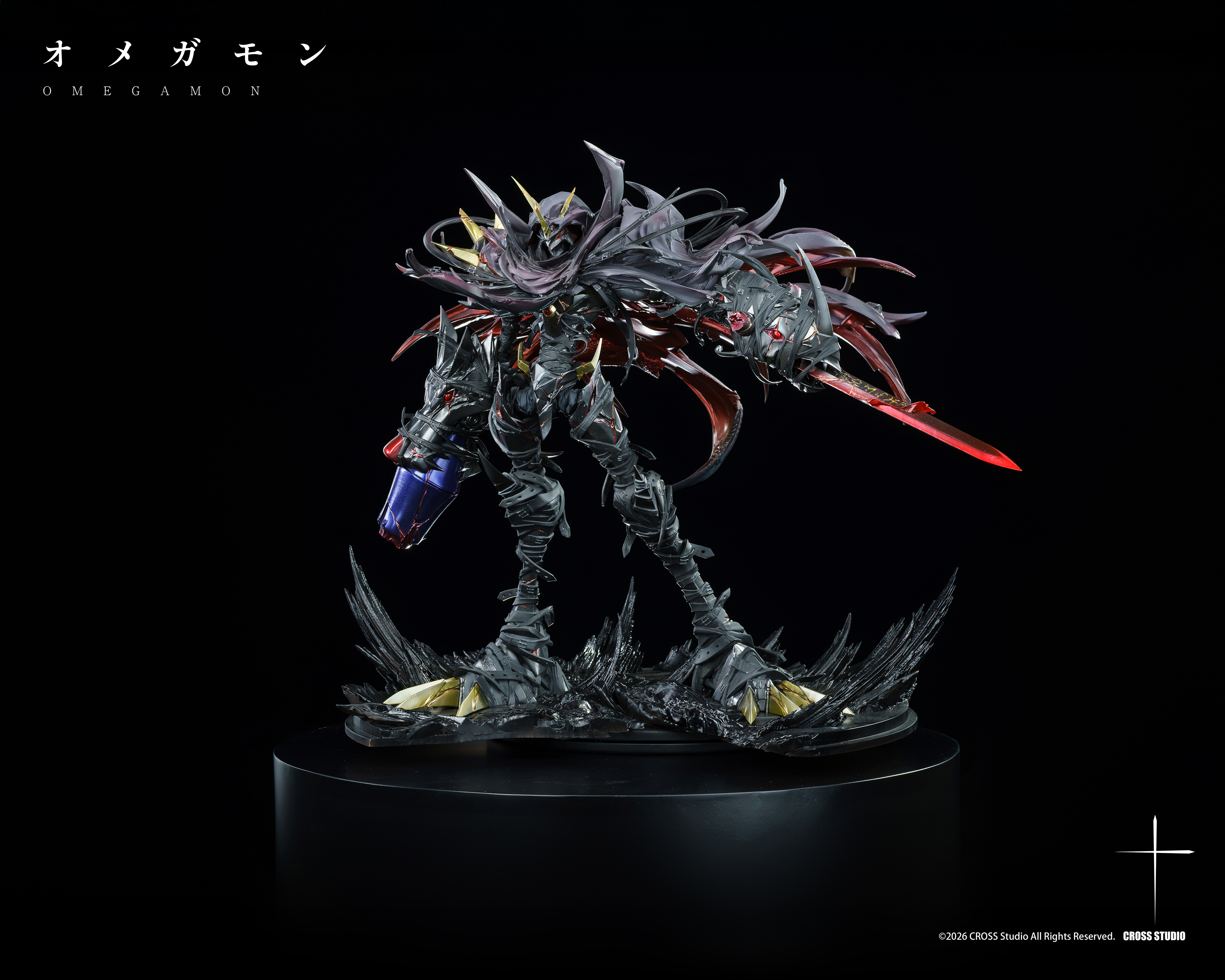 【Pre-sale】Omegamon Zwart-Digimon Adventure-Cross Studio