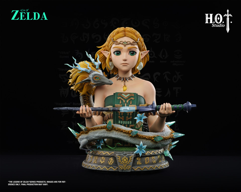 【Pre-sale】1/2 and 1/1 Scale Bust of Princess Zelda with LED-The Legend of Zelda-HOT Studio Studio