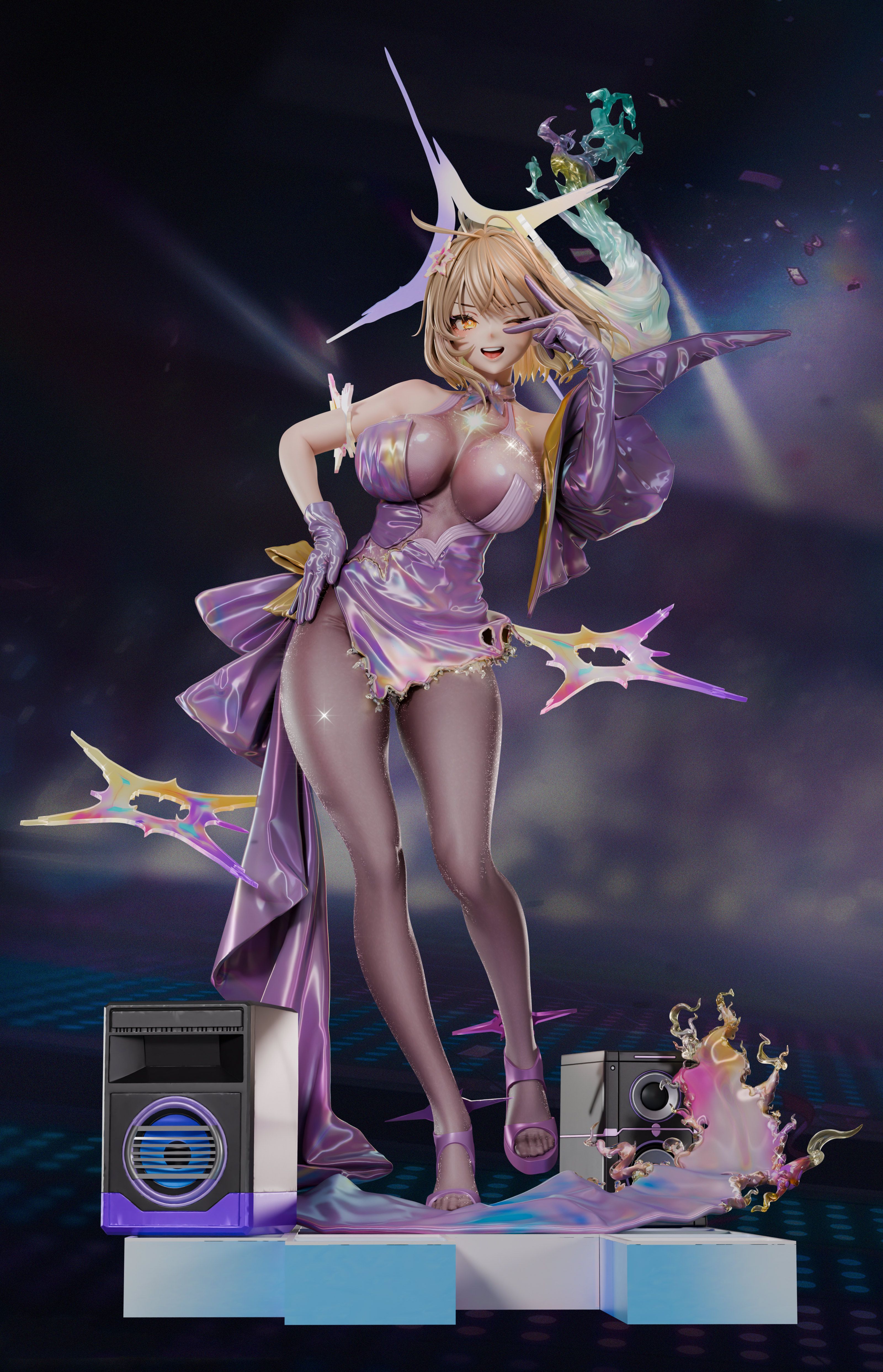 【Pre-sale】1/6 Scale ‌Shiny Anis-NIKKE: The Goddess of Victory-QBYGZ Studio