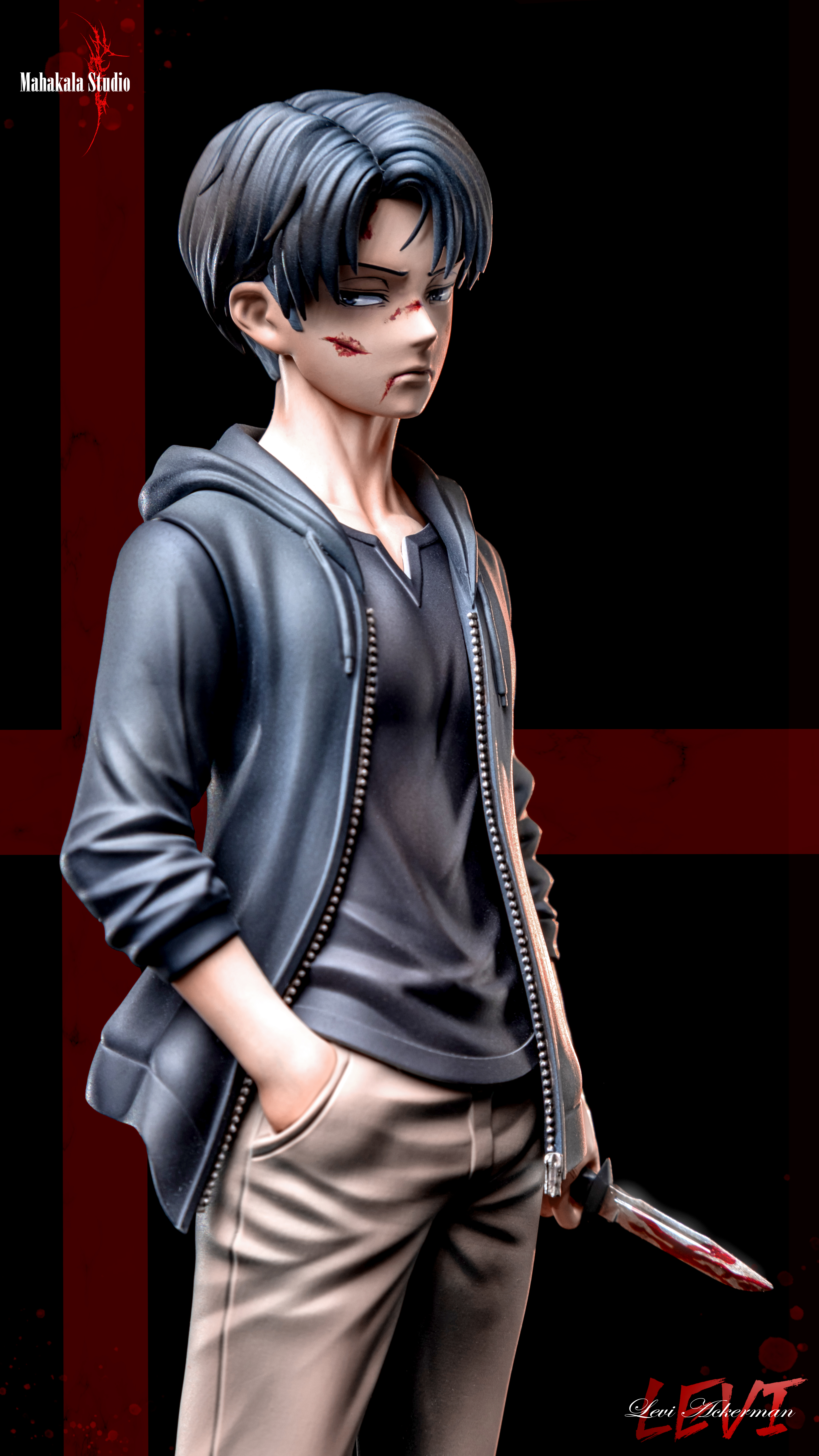 【Pre-sale】1/6 Scale Levi Ackerman in His Childhood-Attack on Titan-Mahakala Studio