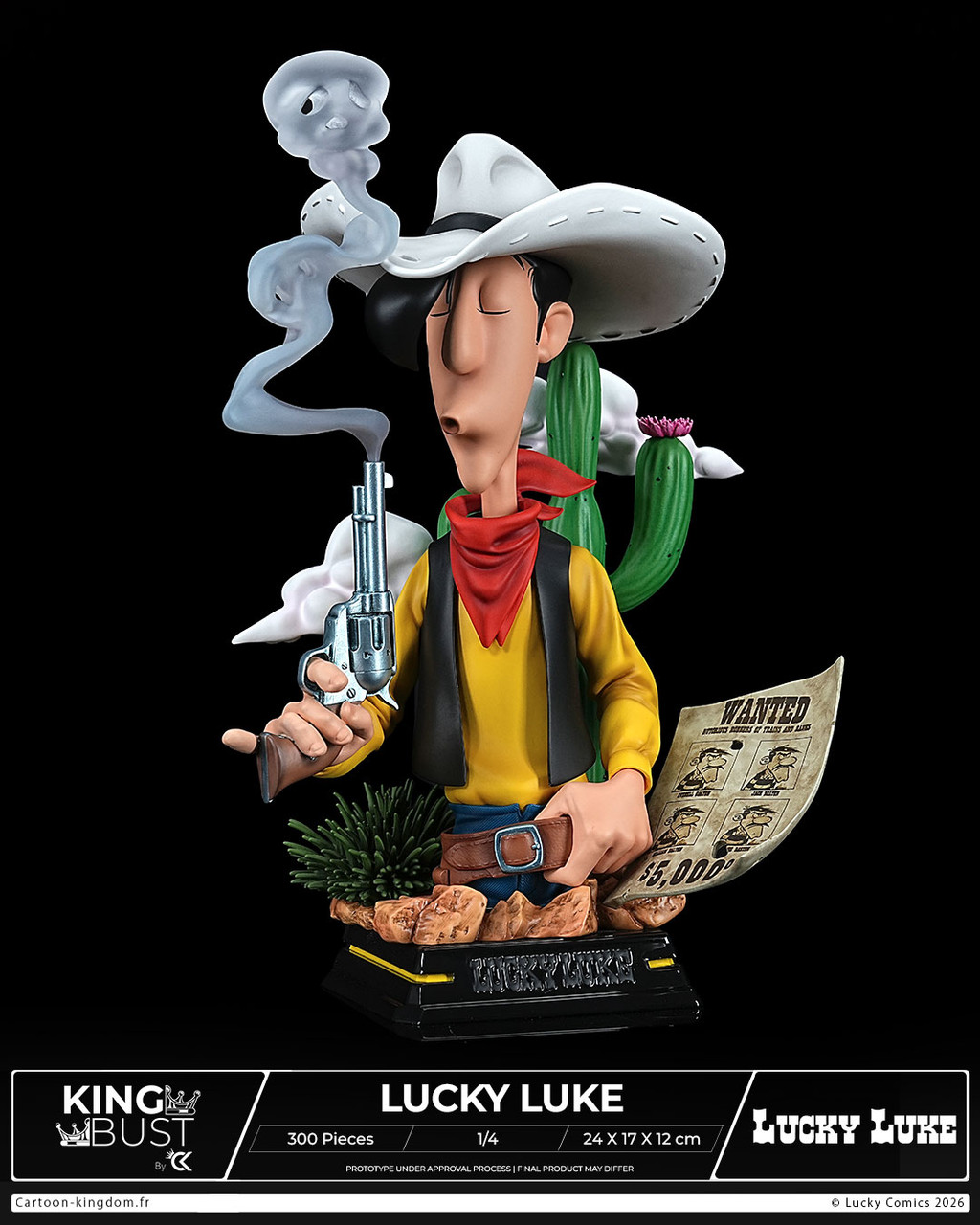 【Pre-sale】1/4 Scale Bust of Lucky Luke-Cartoon Kingdom Studio