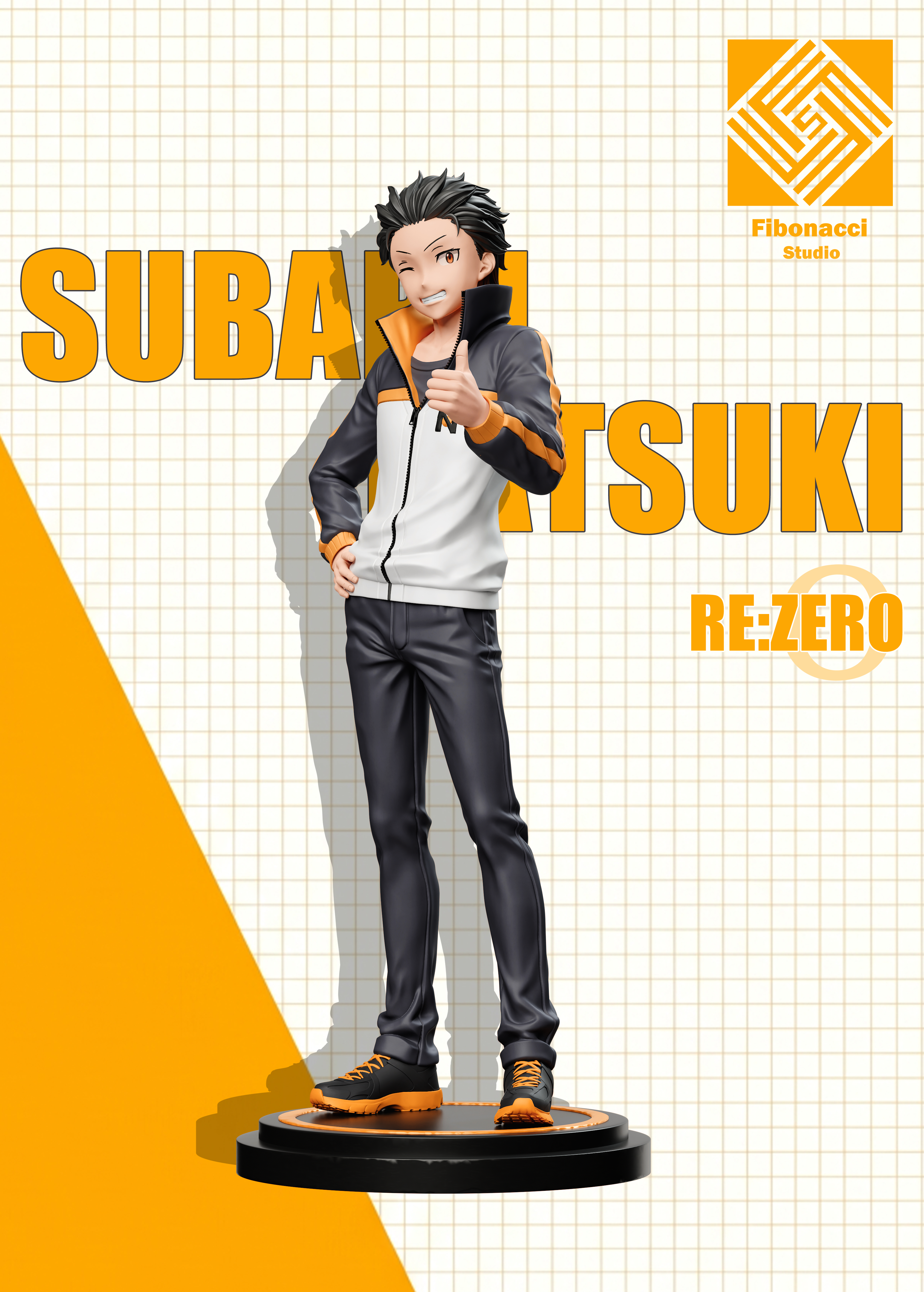 【Pre-sale】1/6 Scale Natsuki Subaru-Re:Starting Life From Zero in a Different World-Fibonacci Studio