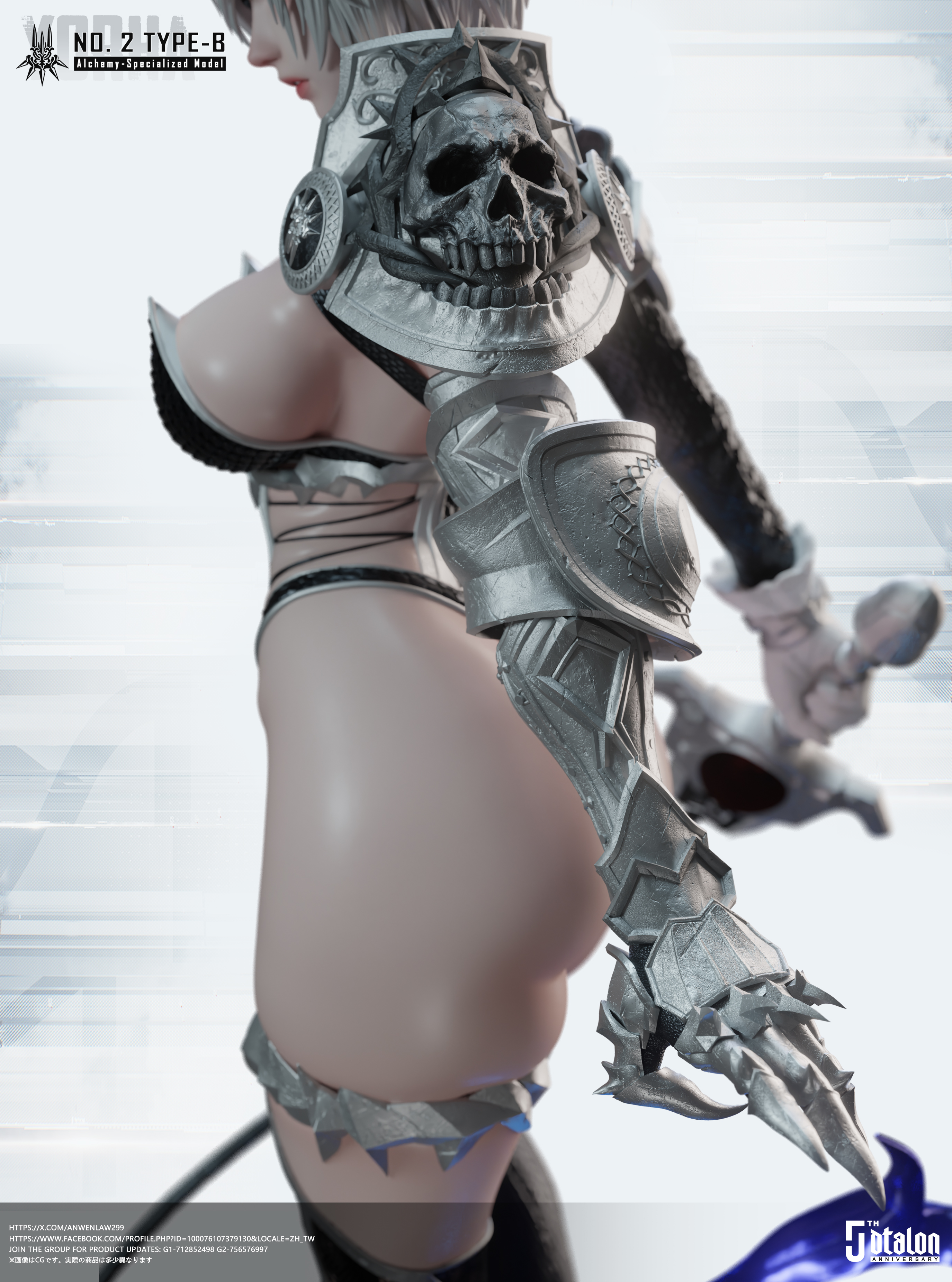 【Pre-sale】1/4 Scale NieR 2B-NieR:Automata-Dtalon Production Studio