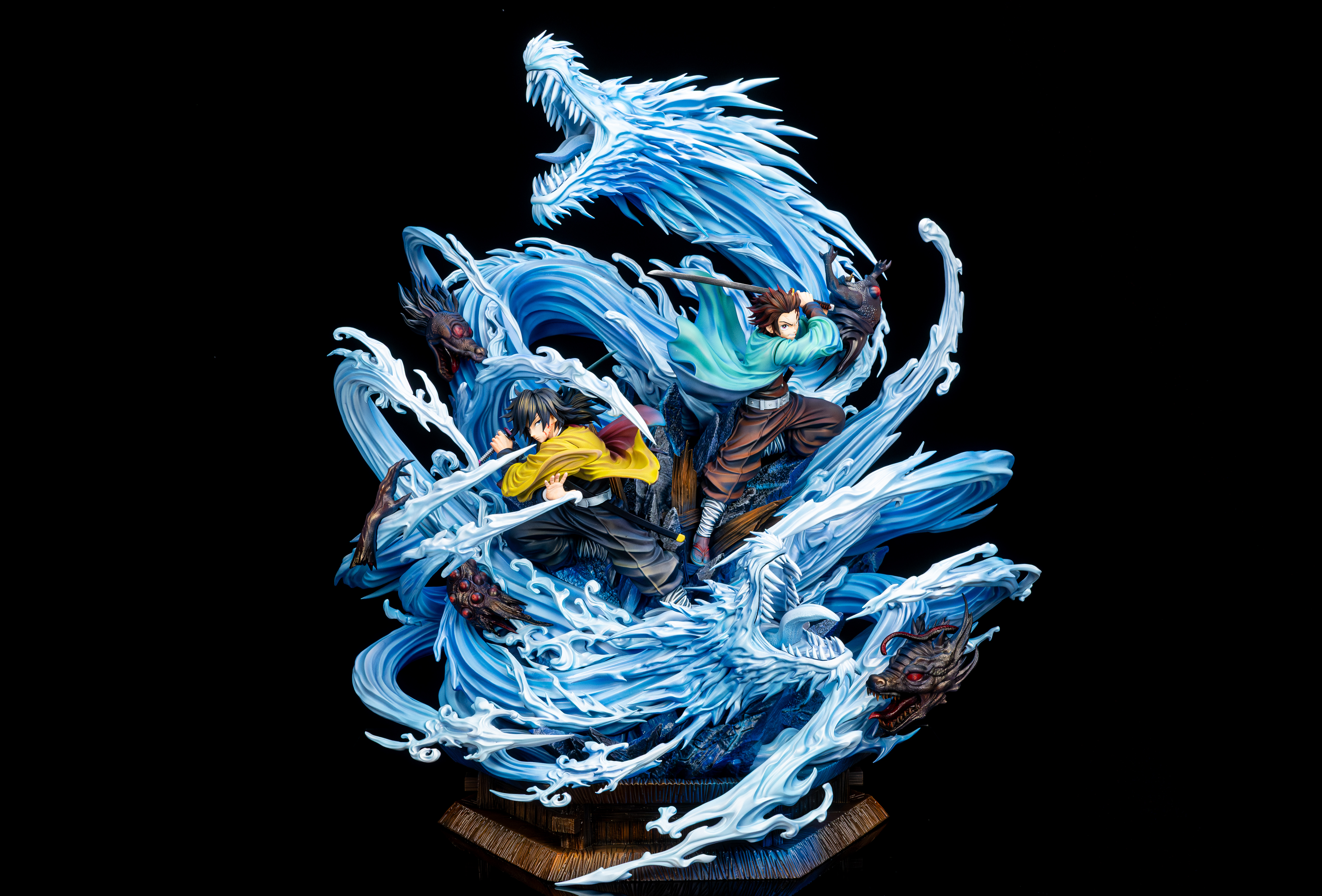 【Pre-sale】1/6 Scale Kamado Tnajiro and Tomioka Giyuu-Demon Slayer-LeiHaoKeYu Studio