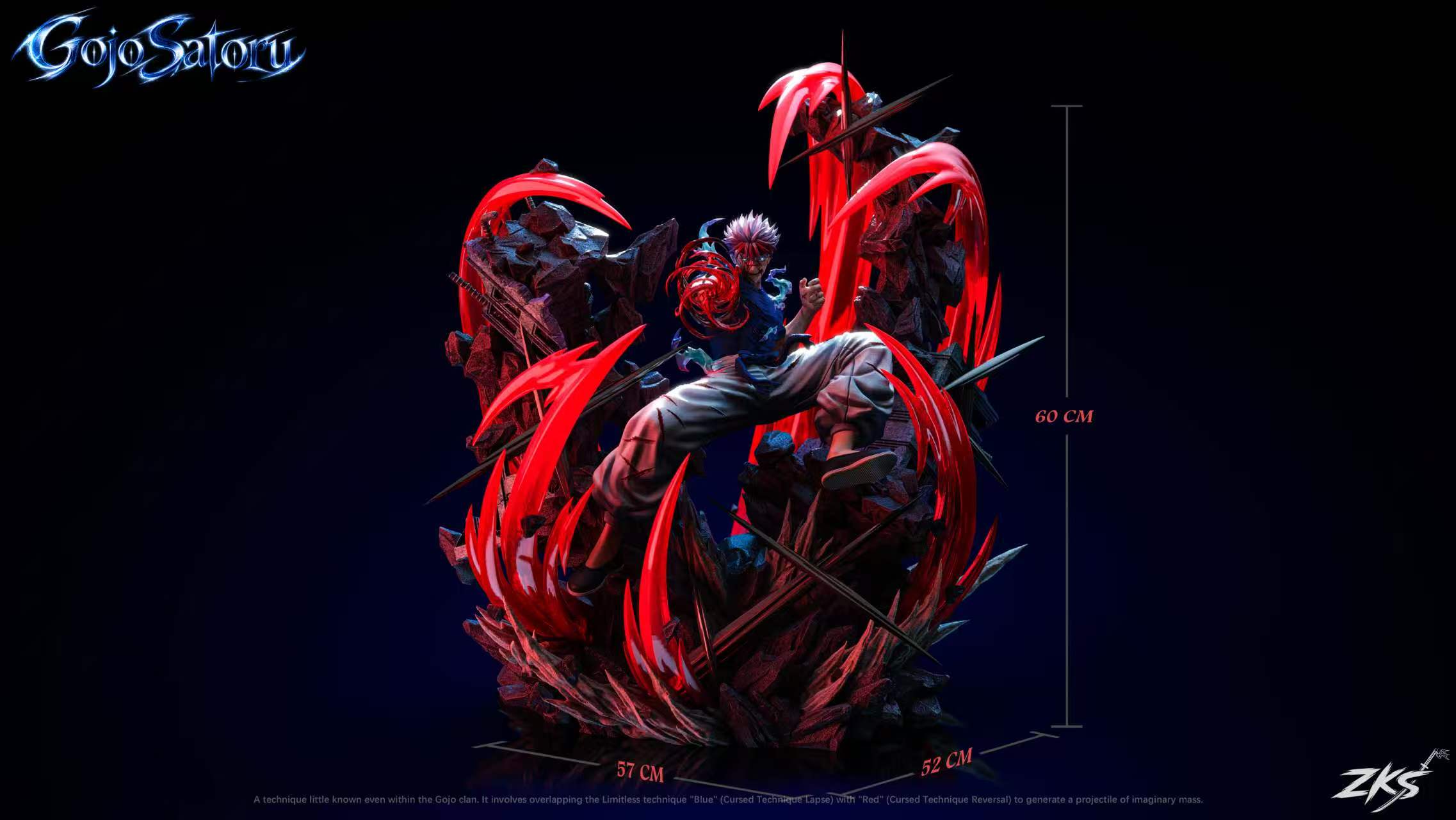 【Pre-sale】1/6 Scale Gojo Satoru with LED-Jujutsu Kaisen-Zenkai Studio