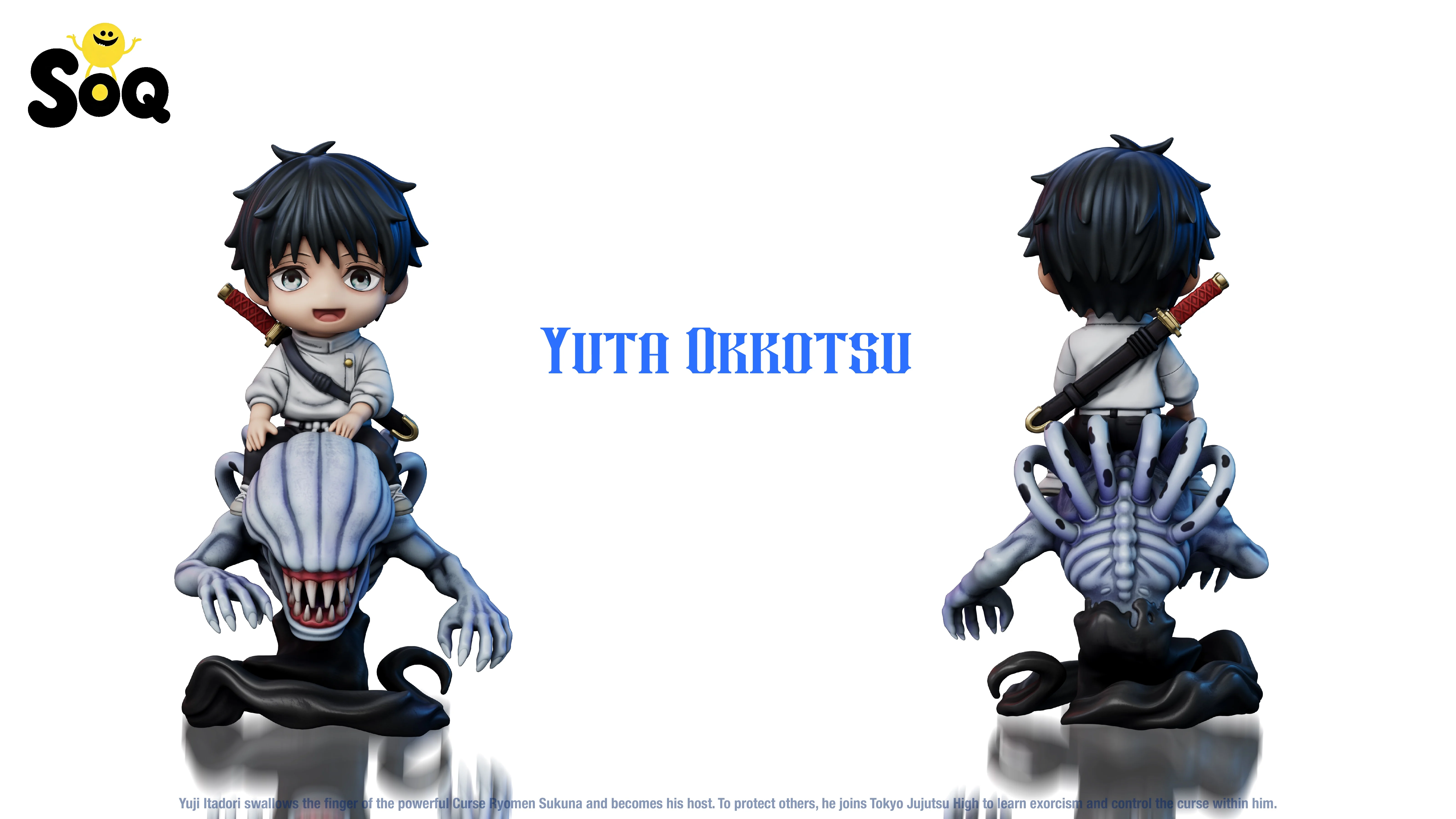 【Pre-sale】Q ver Okkotsu Yuta-Jujutsu Kaisen-SOQ Studio