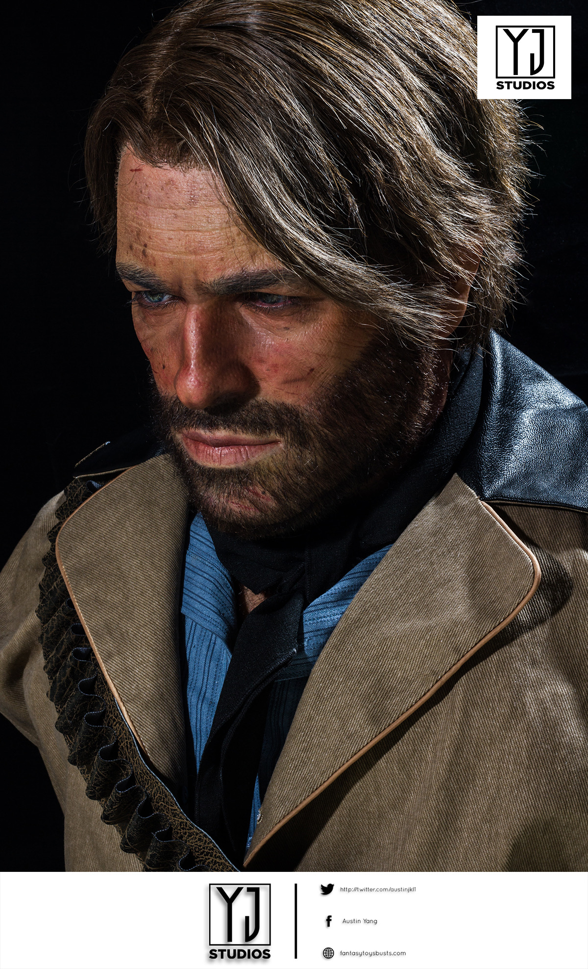 【Pre-sale】1/1 Scale Bust of Arthur Morgan-YJ Studio