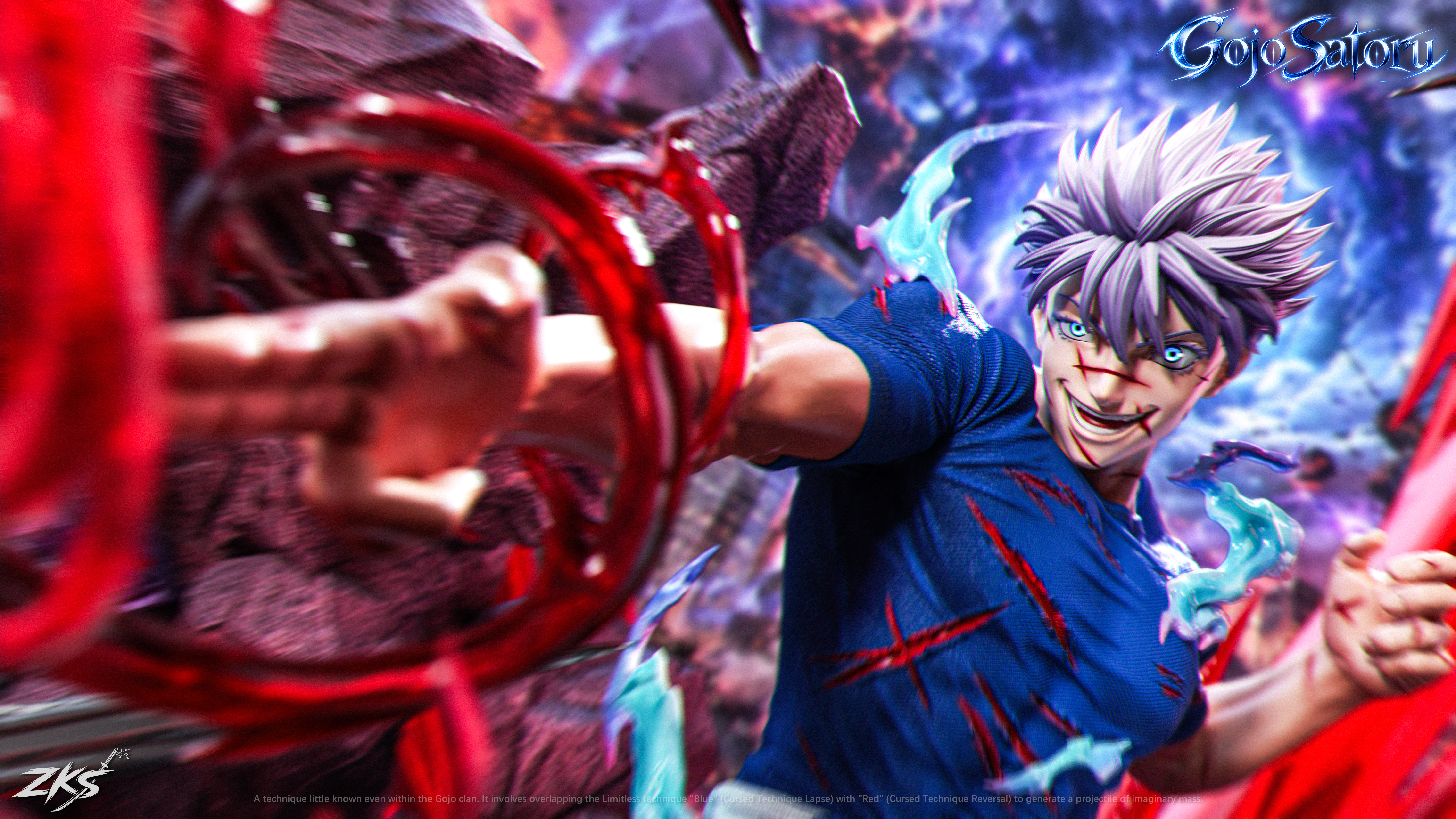 【Pre-sale】1/6 Scale Gojo Satoru with LED-Jujutsu Kaisen-Zenkai Studio