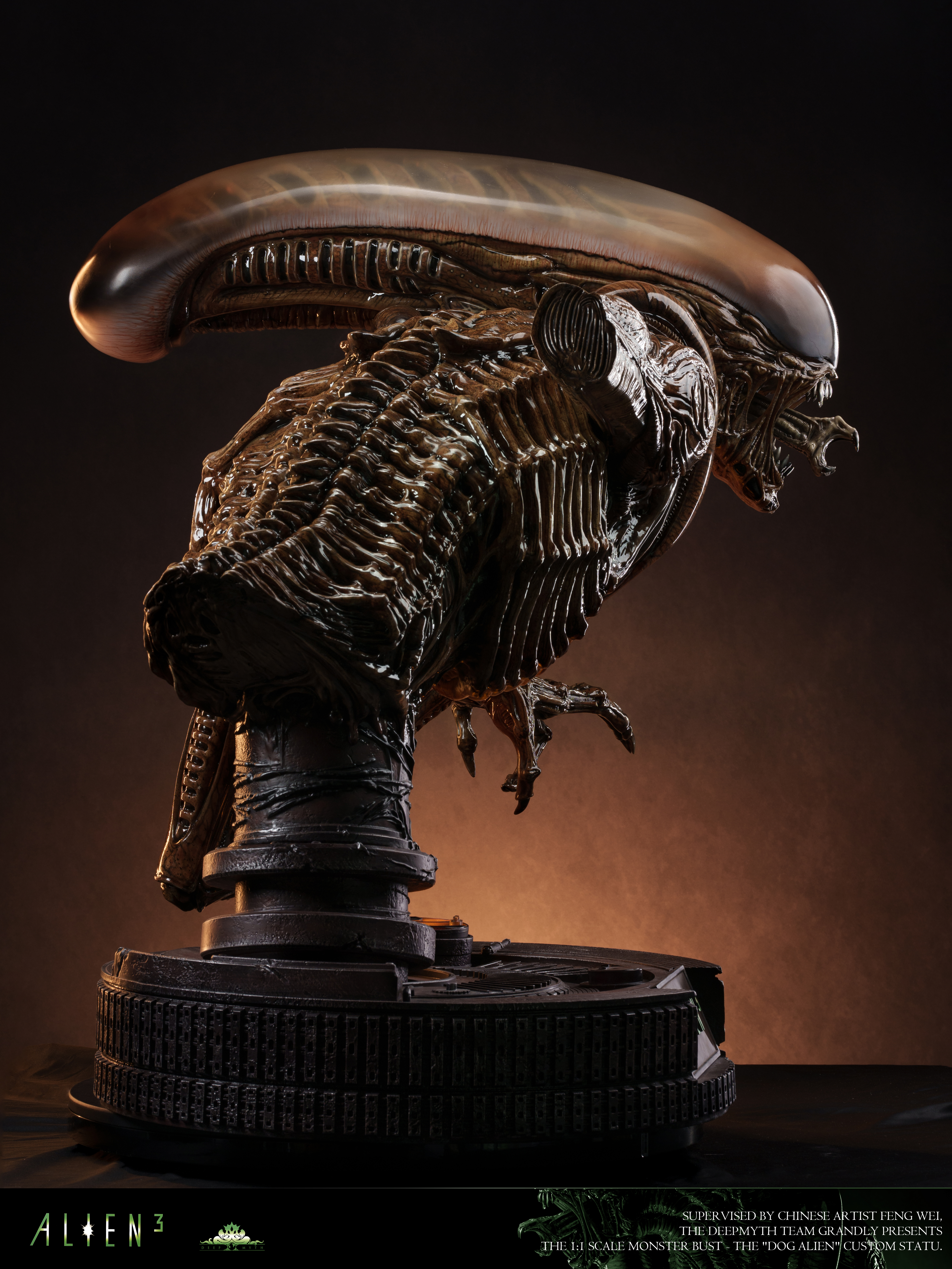 【Pre-sale】1/1 Scale Bust of Dog Alien-Deepmyth Studio