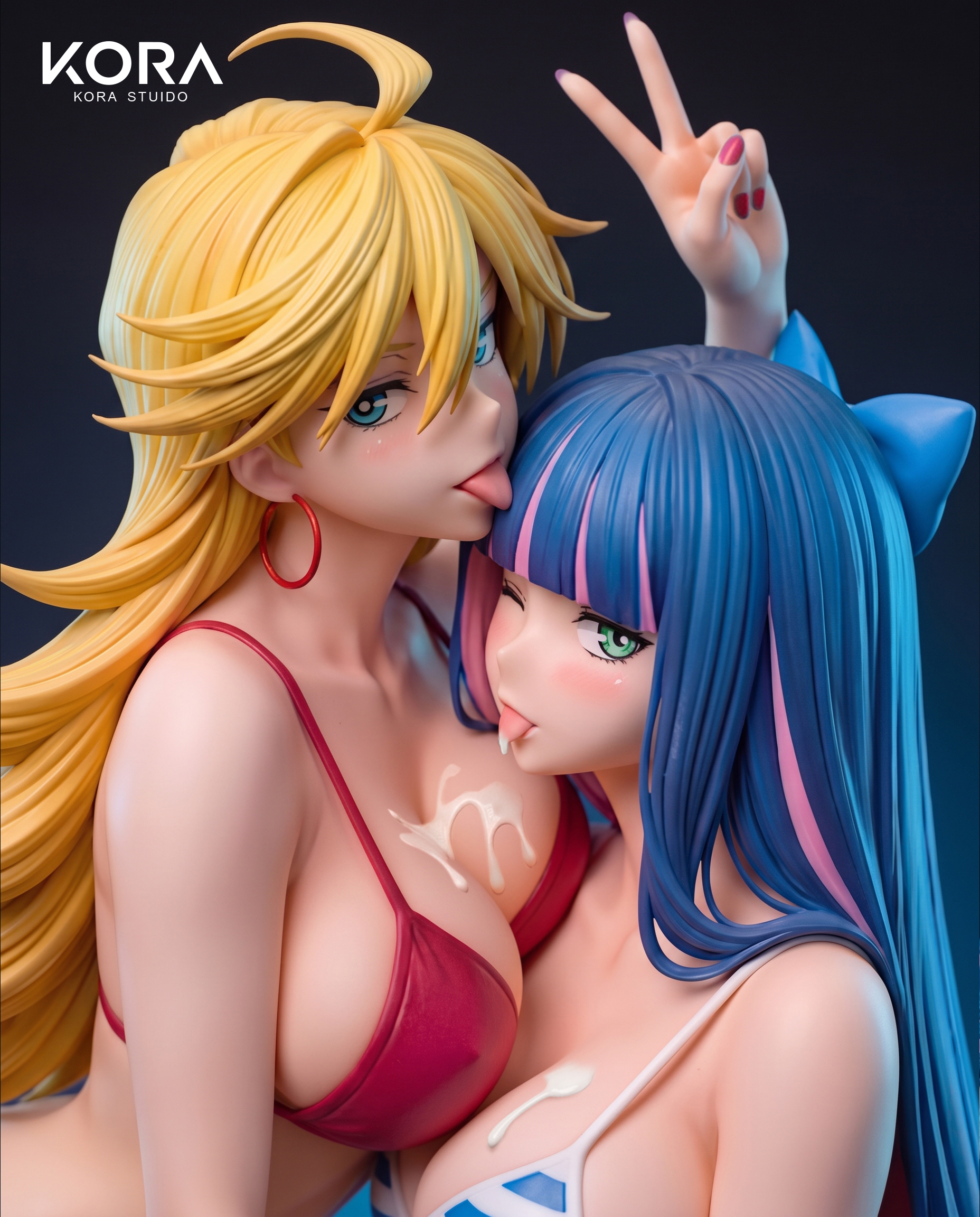 【Pre-sale】1/6 Scale Summer Sandy Beach Panty and Stocking with Garterbelt-KORA Studio