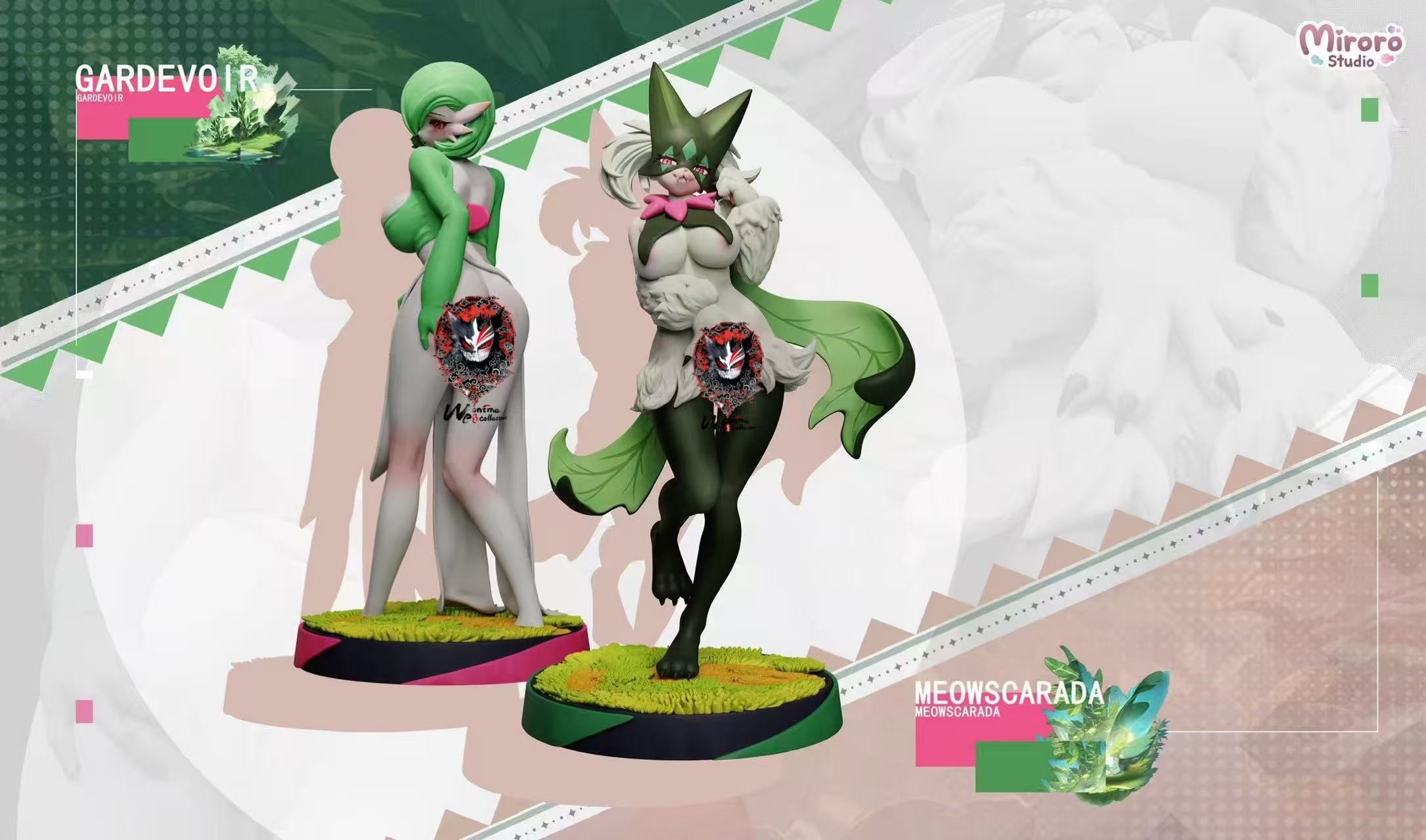 【Pre-sale】Meowscarada and Gardevoir-Miroro Studio