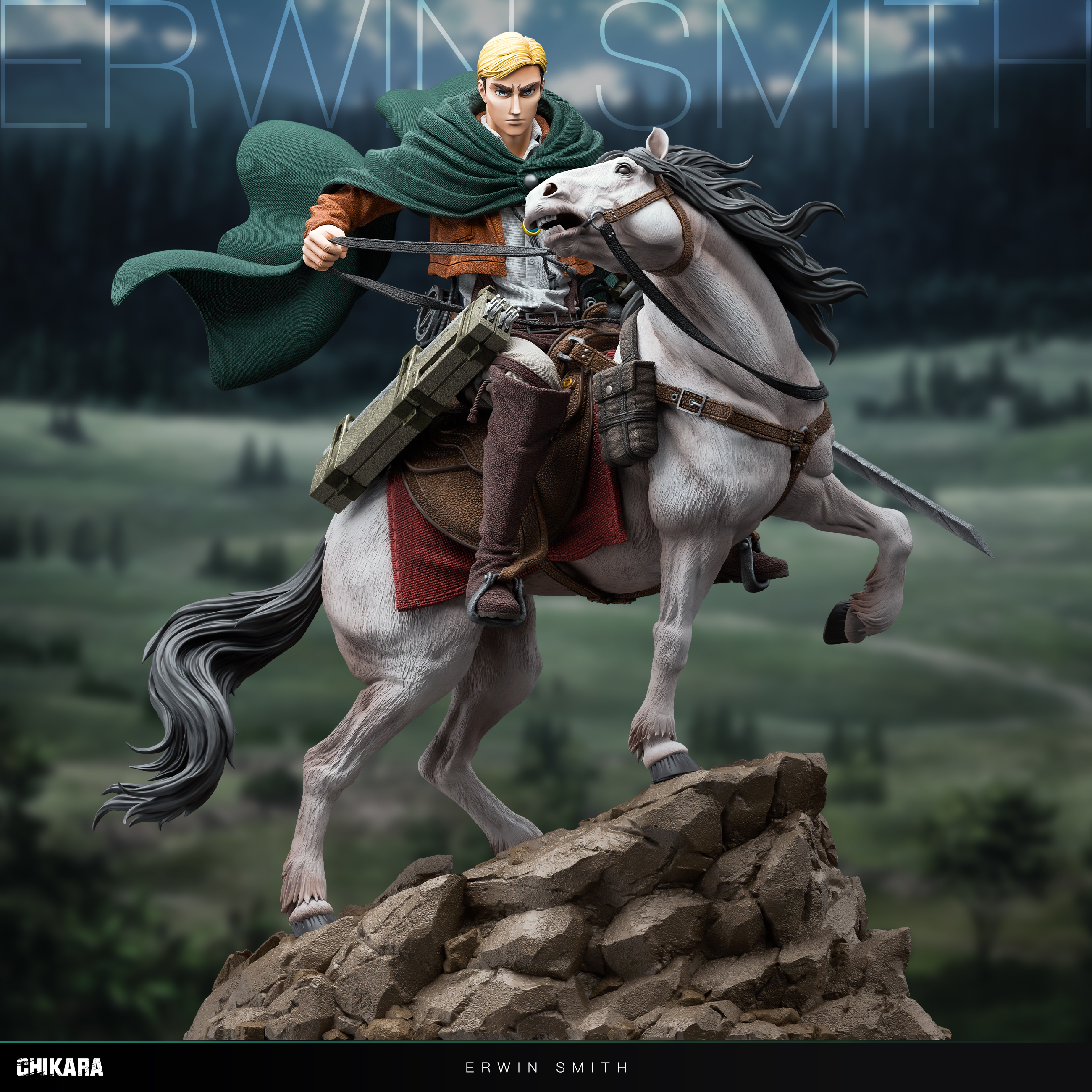【Pre-sale】1/6 Scale Erwin Smith-Attack on Titan-CHIKARA Studio