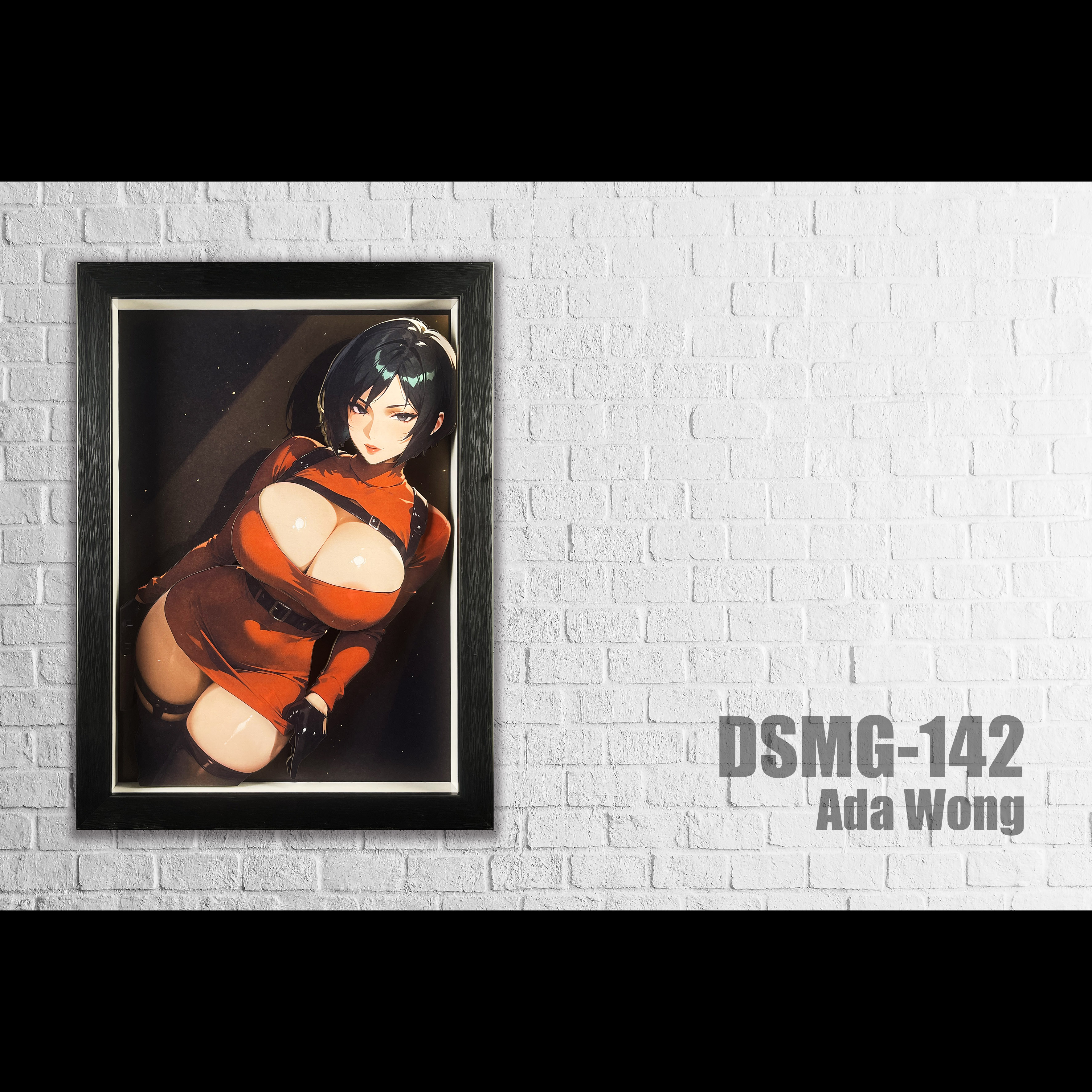 【Pre-sale】Decorative Painting of Ada Wong-Resident Evil-Black and White Studio