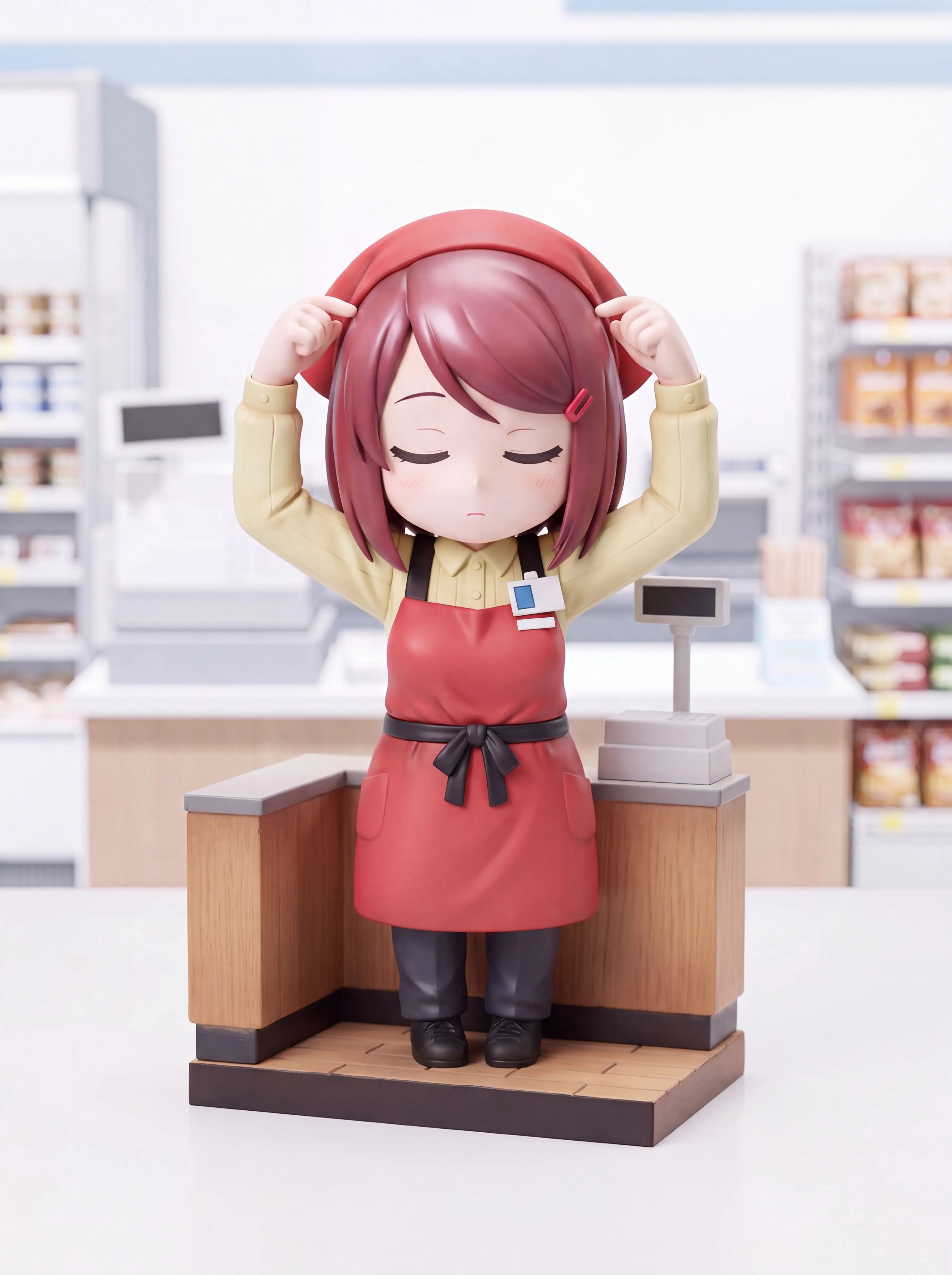 【Pre-sale】Q Version Tayama-Smoking Behind the Supermarket-Kiteretsu Studio